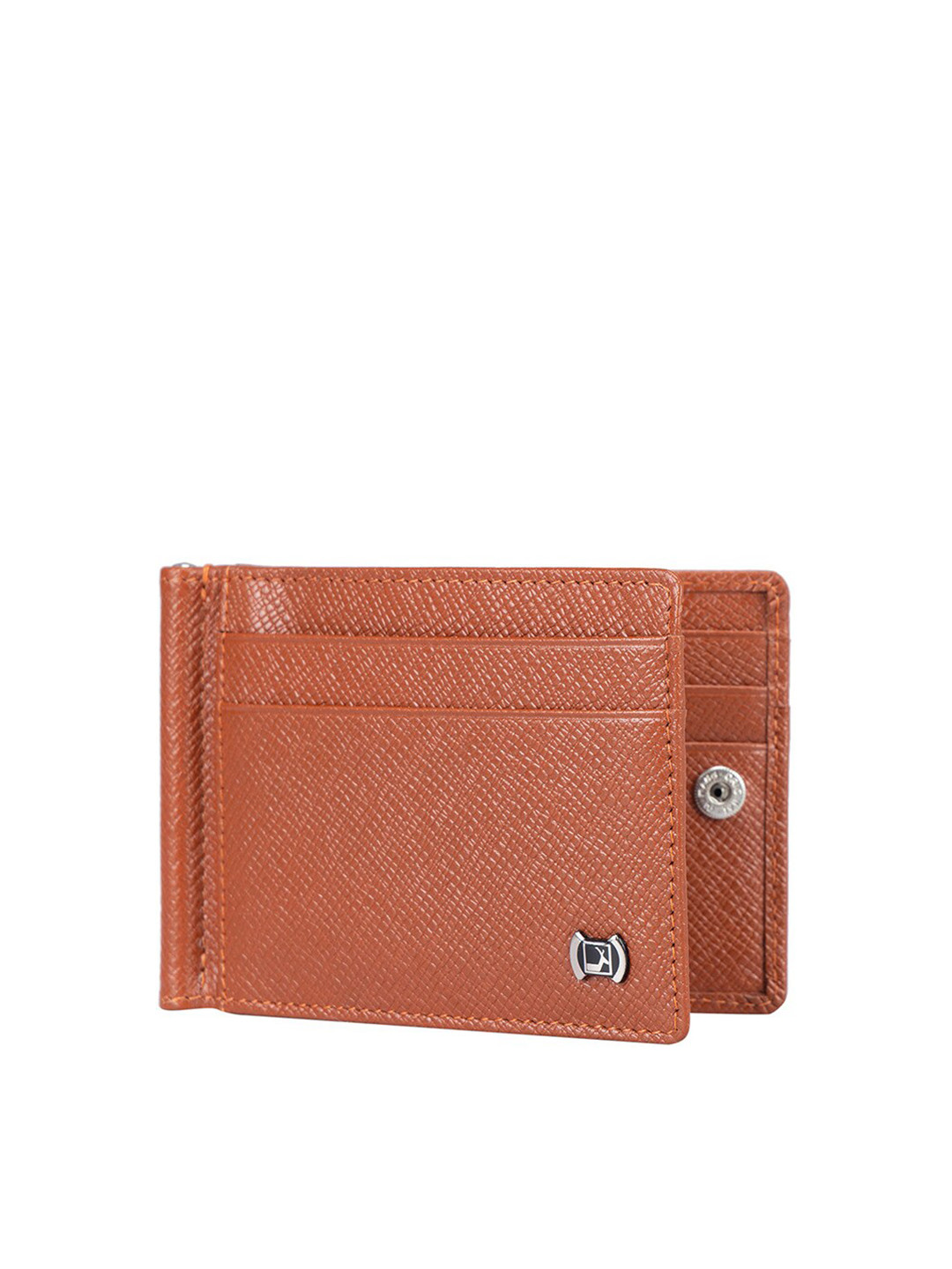 Da Milano Textured Leather Money Clip