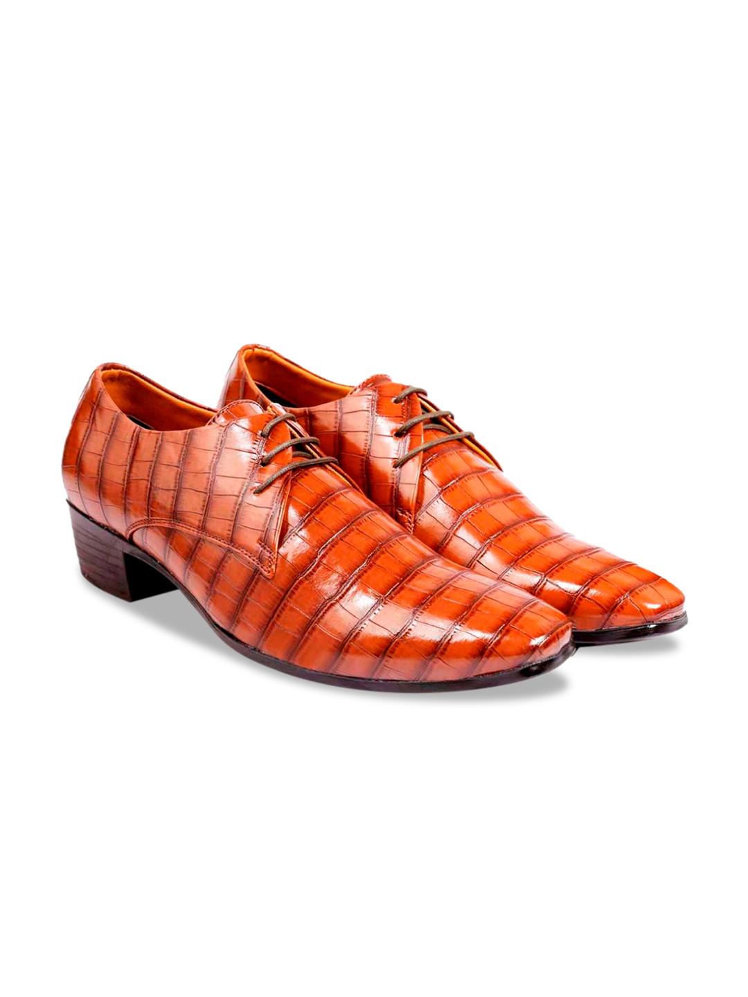 Bxxy Men Textured Height Increasing Formal Derbys