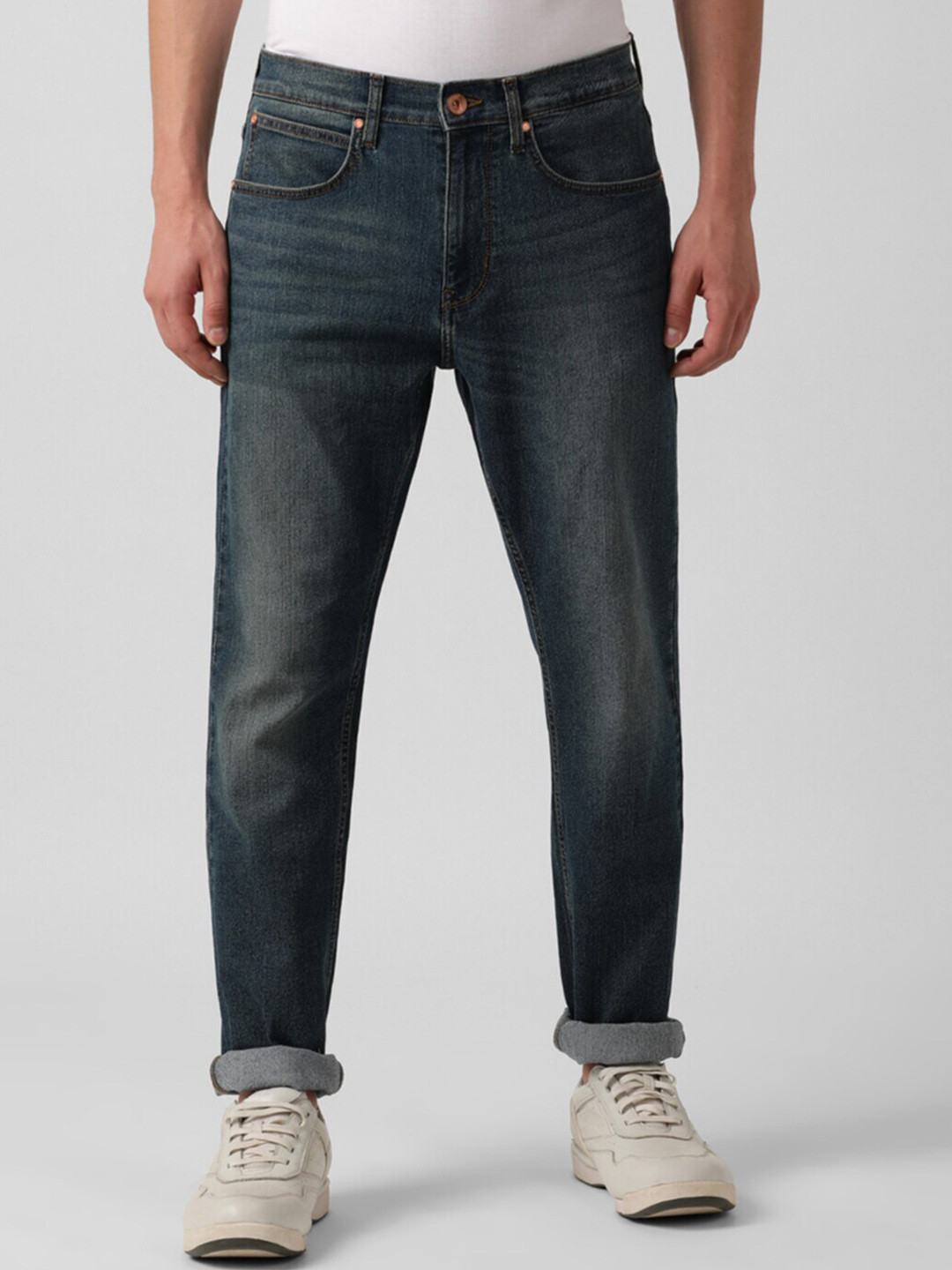 Lee Men Clean Look Light Fade Cotton Jeans