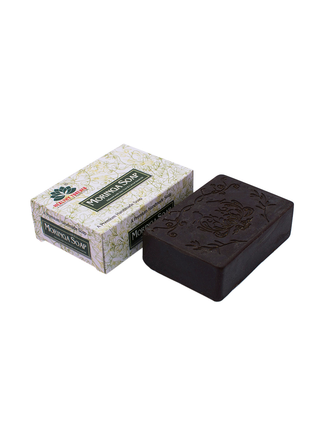 HEALTHY FOREVER Moringa Soap with Tea Tree & Carrot Seed Oil - 120g