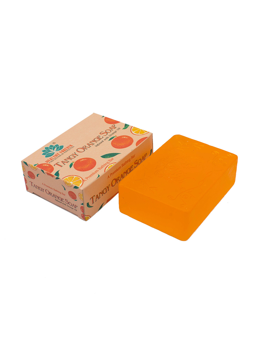 HEALTHY FOREVER Pure Tangy Orange Soap