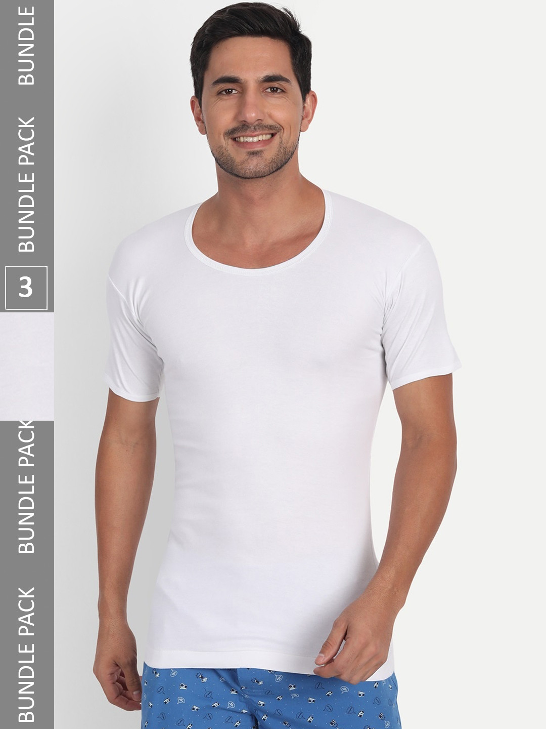 T.T. Desire Interlock Pack Of 3 Basic Cotton Innerwear Vests