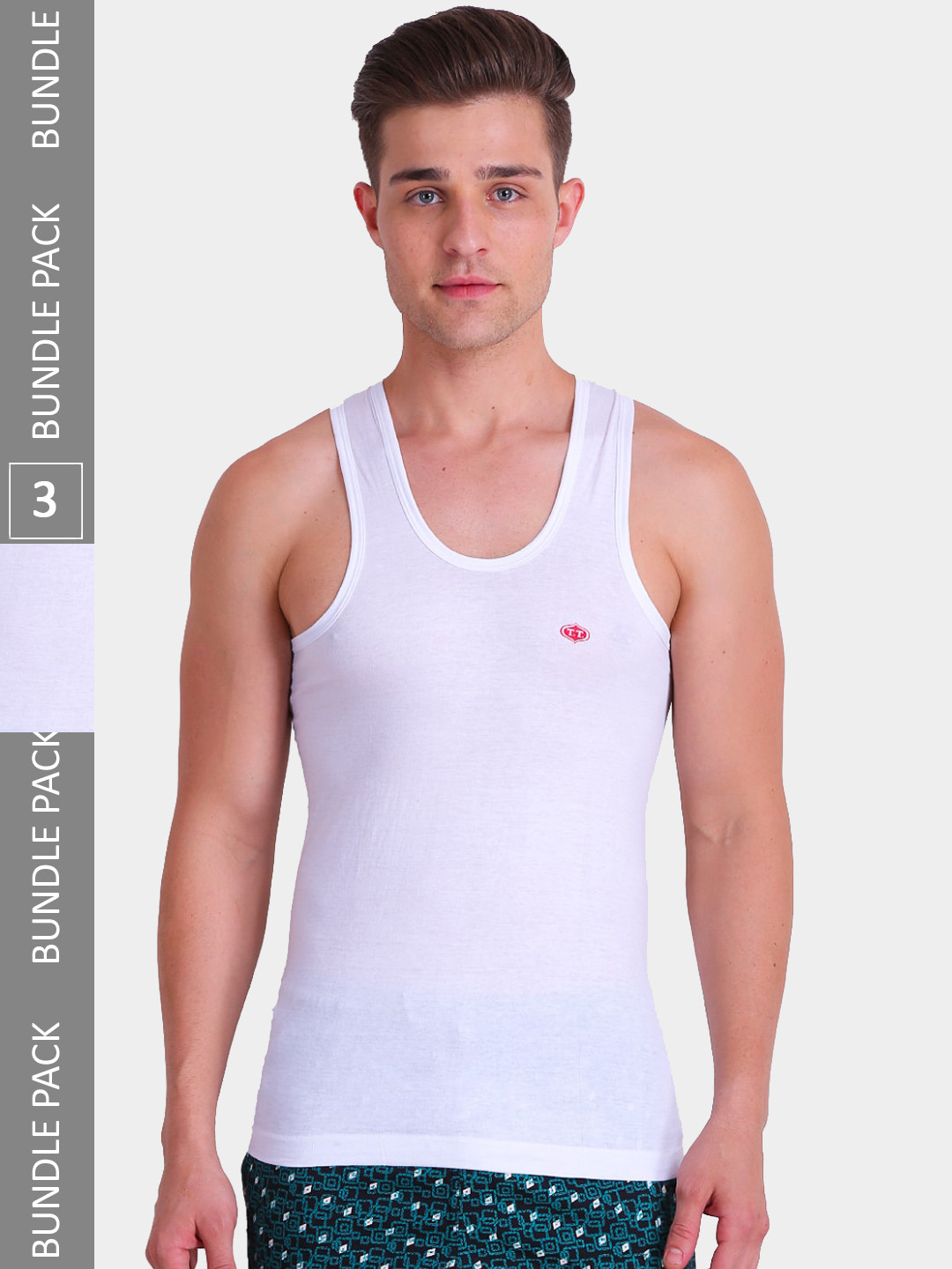 T.T. Pack Of 3 Titanic HalfSleev Pure Cotton Vests