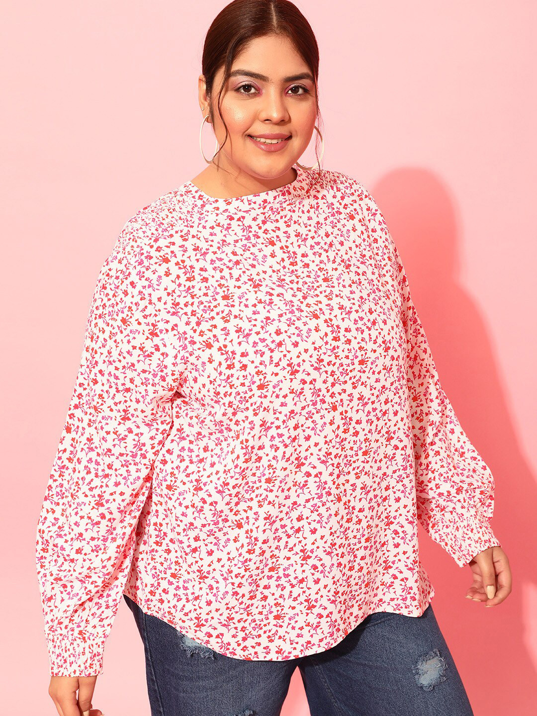 myntra plus size tops