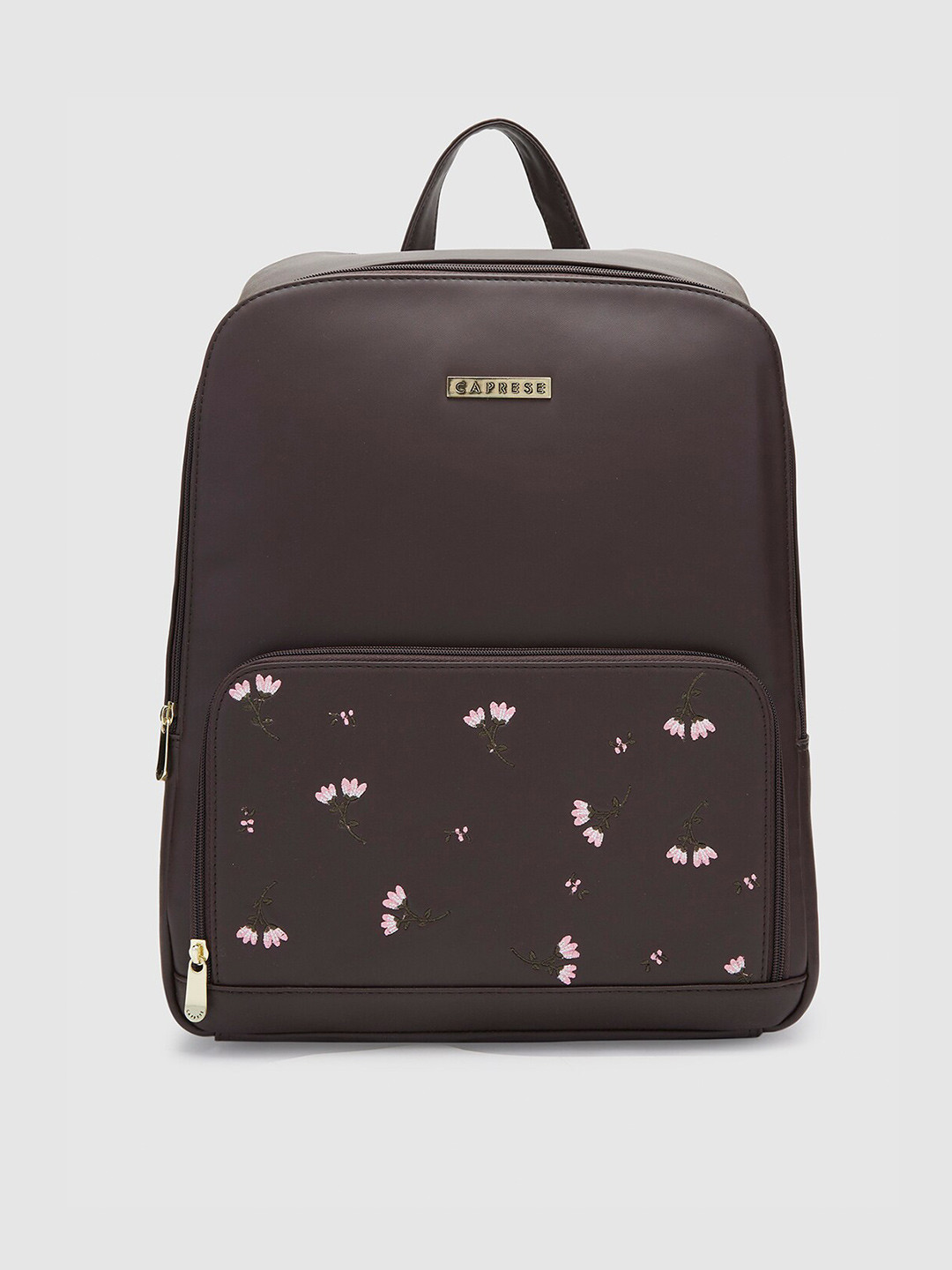 Caprese Adah Women Brown Large Backpack