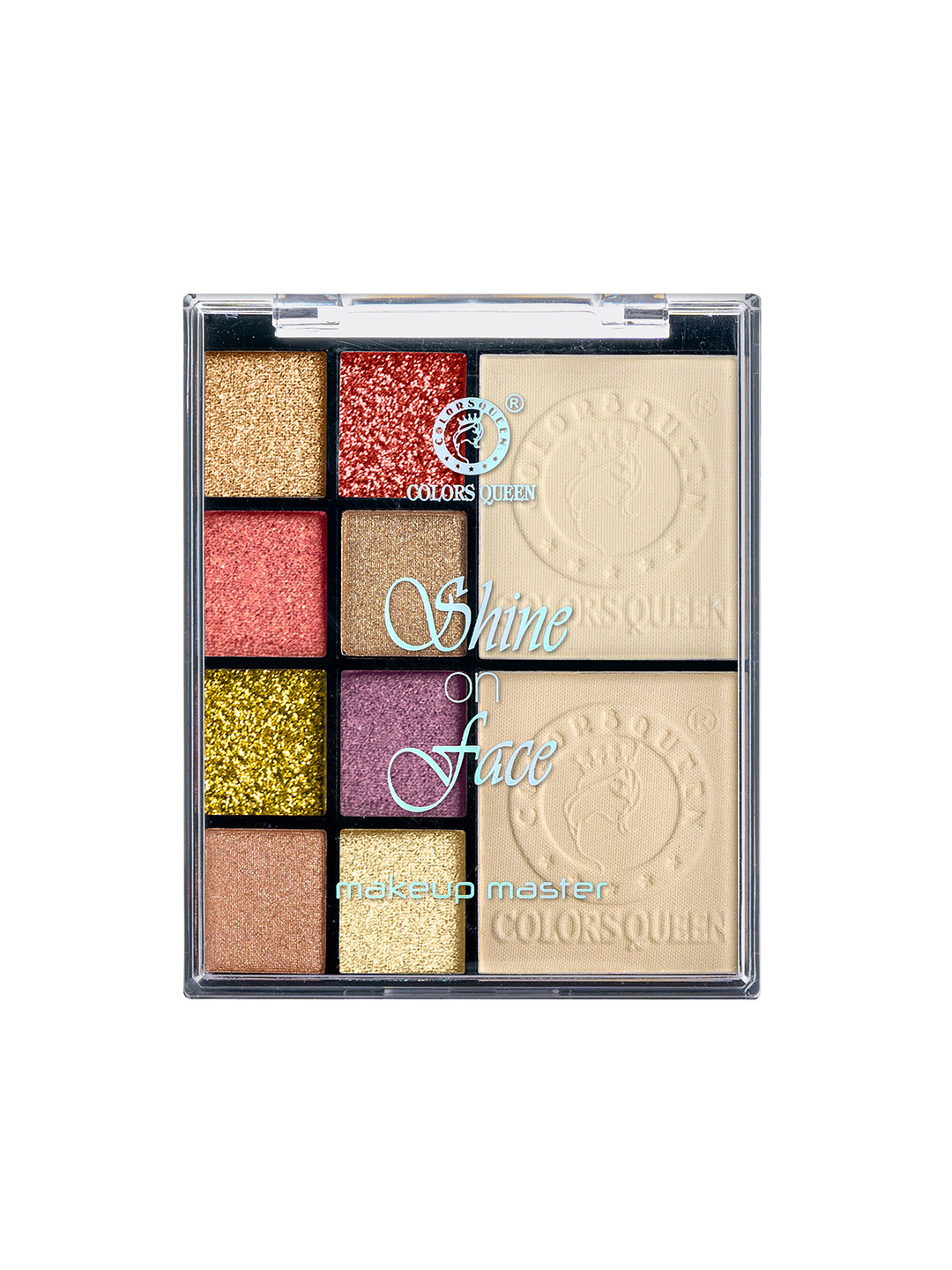 Colors Queen Shine On Face Makeup Master Eyeshadow Palette 18g - Shade 01