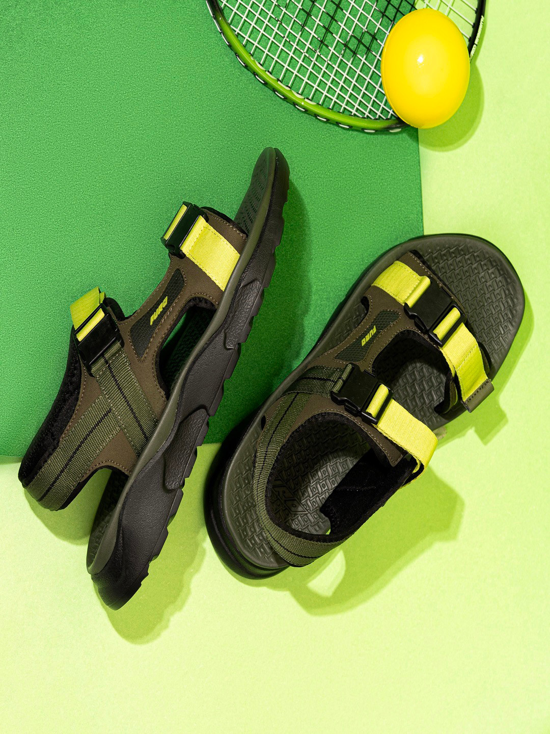FURO by Red Chief Men Buckled Sports Sandals