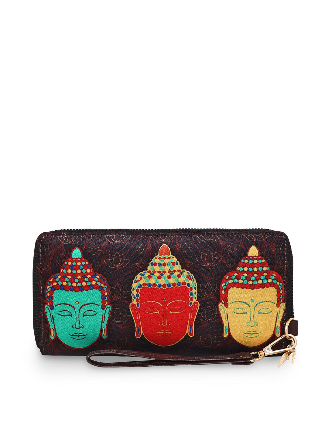 Sabhyata Women Printed Fabric Zip Around Wallet