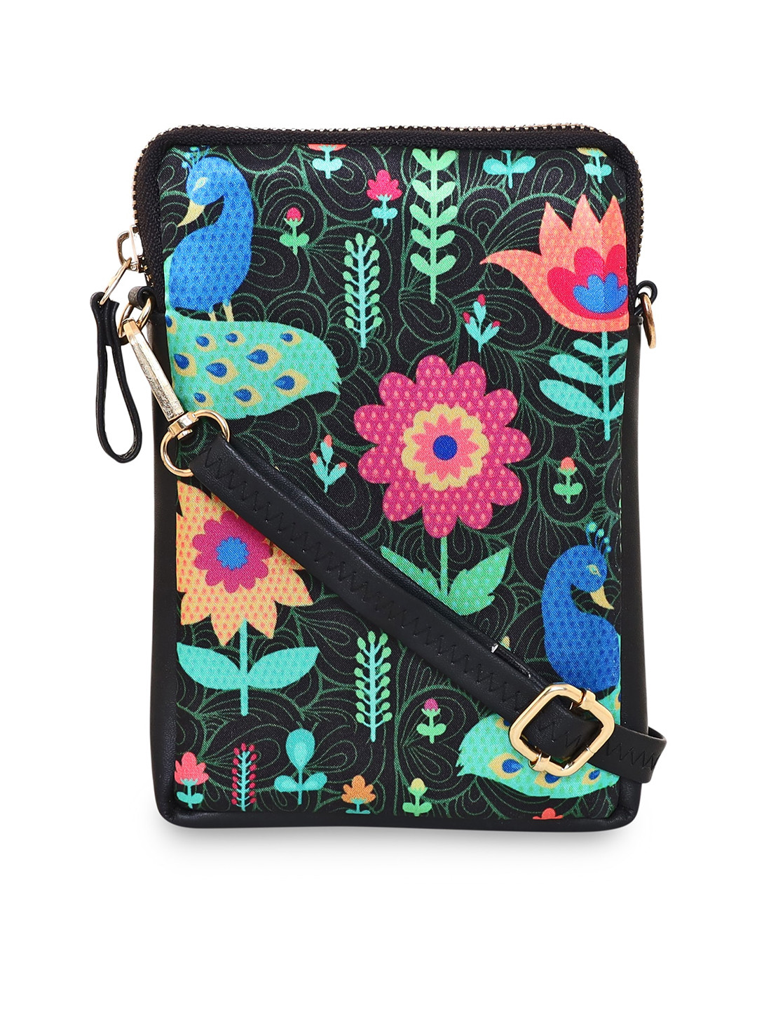 Sabhyata Floral Printed Water Resistant Sling Bag