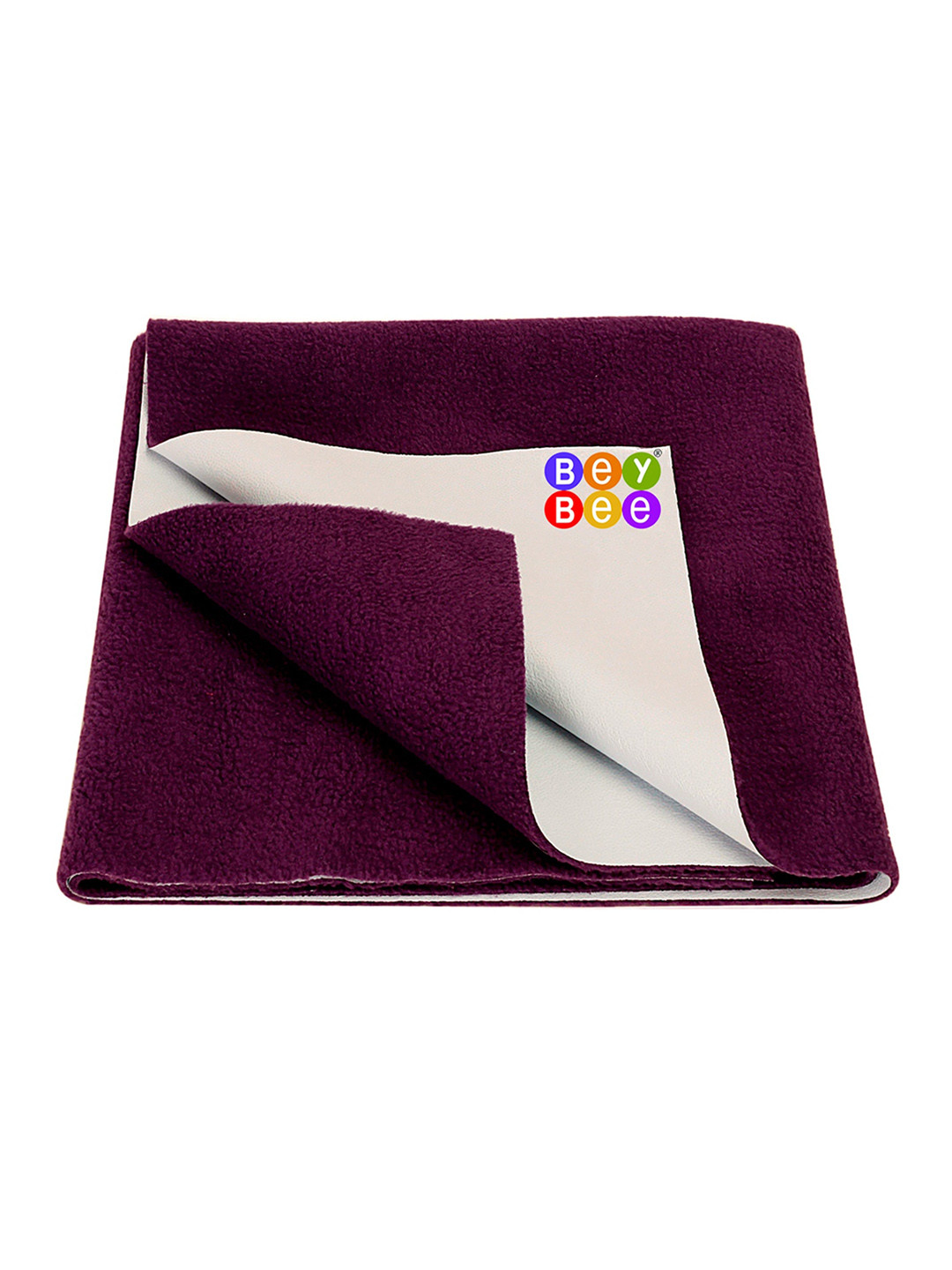 BeyBee Kids Purple Cotton Mattress Protector