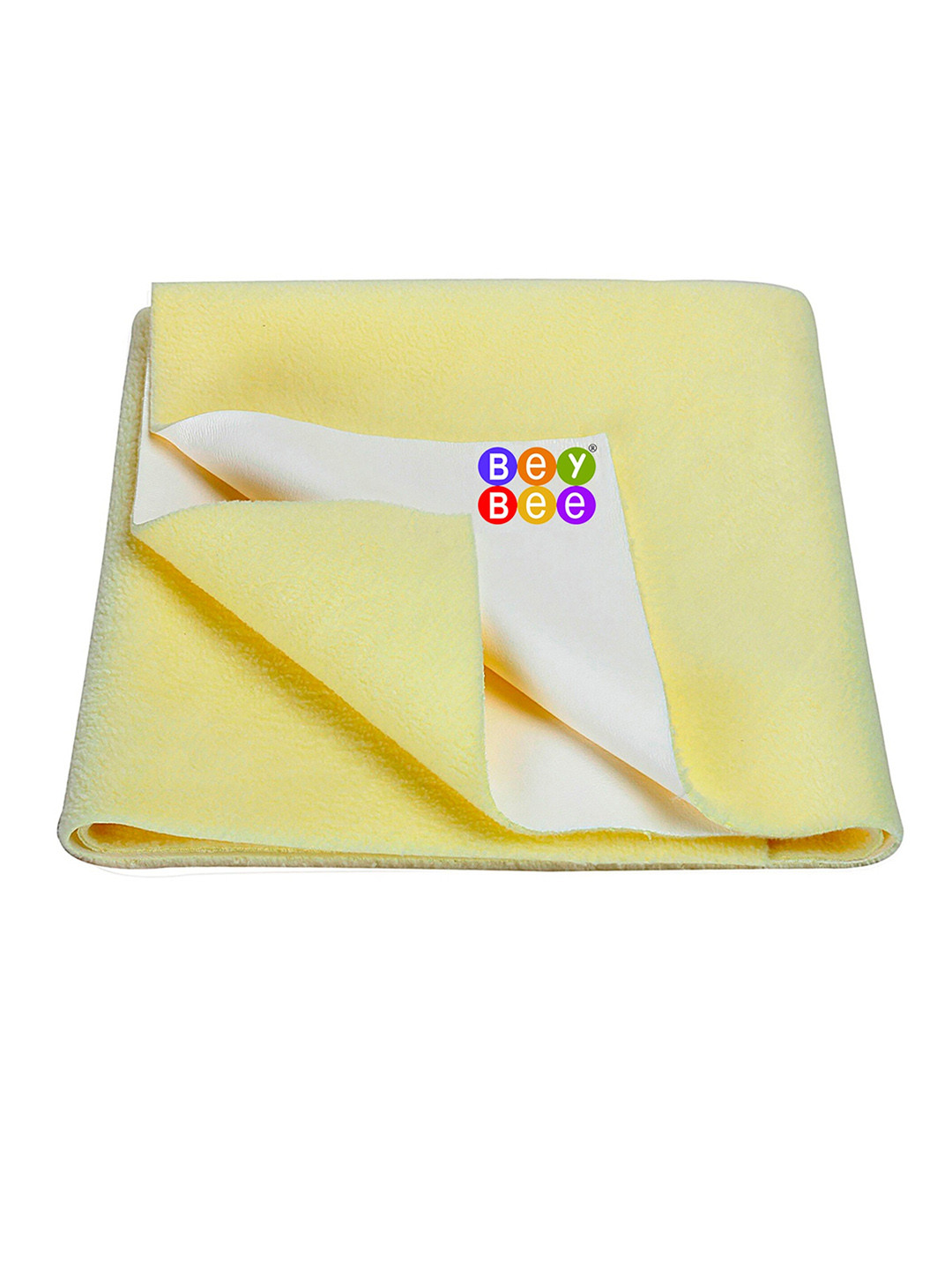 BeyBee Kids Yellow Cotton Waterproof & Anti-Dust Medium Dry Sheet