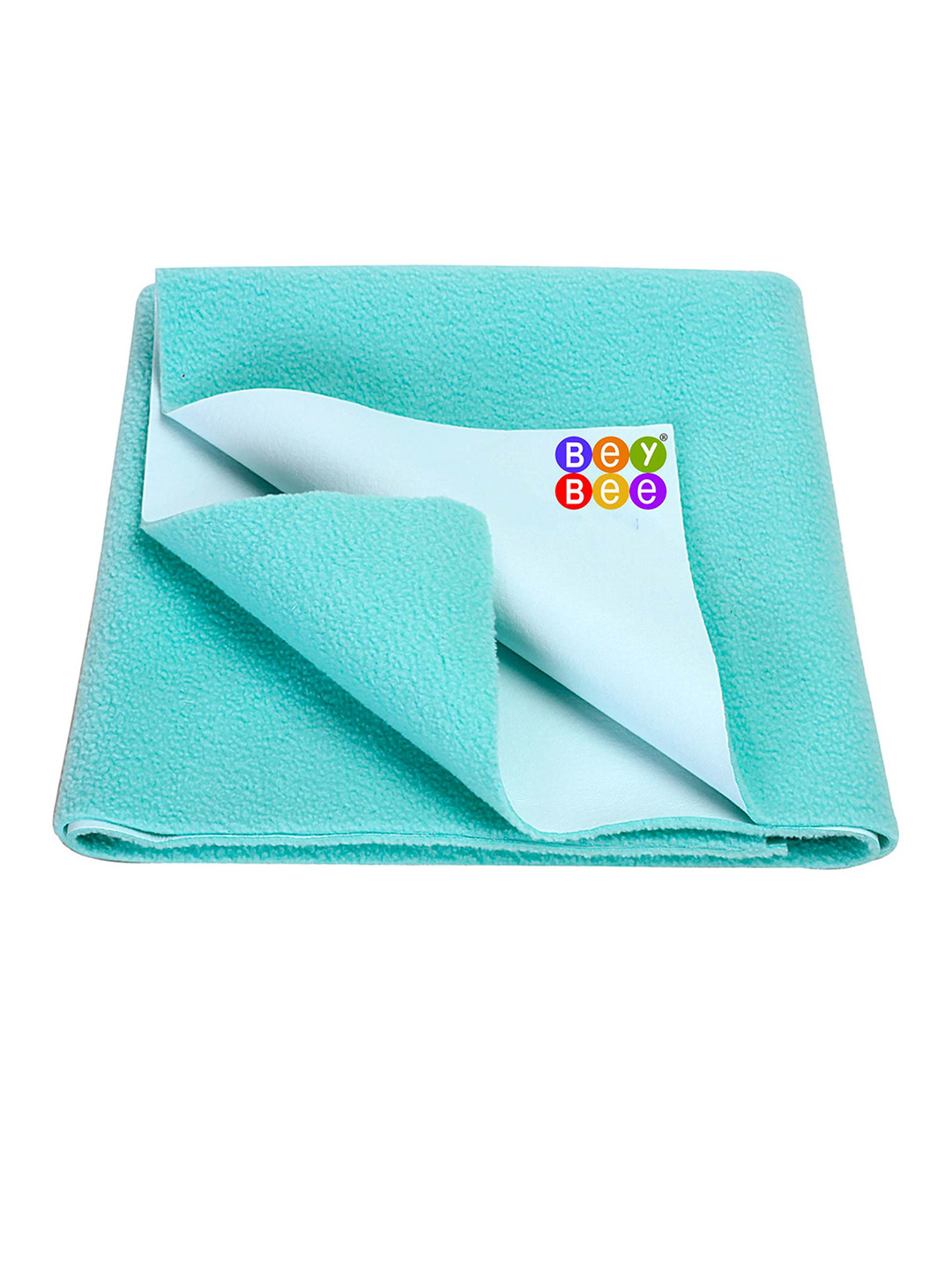 BeyBee Kids Sea Green Cotton Waterproof & Anti-Dust Medium Baby Dry Sheet
