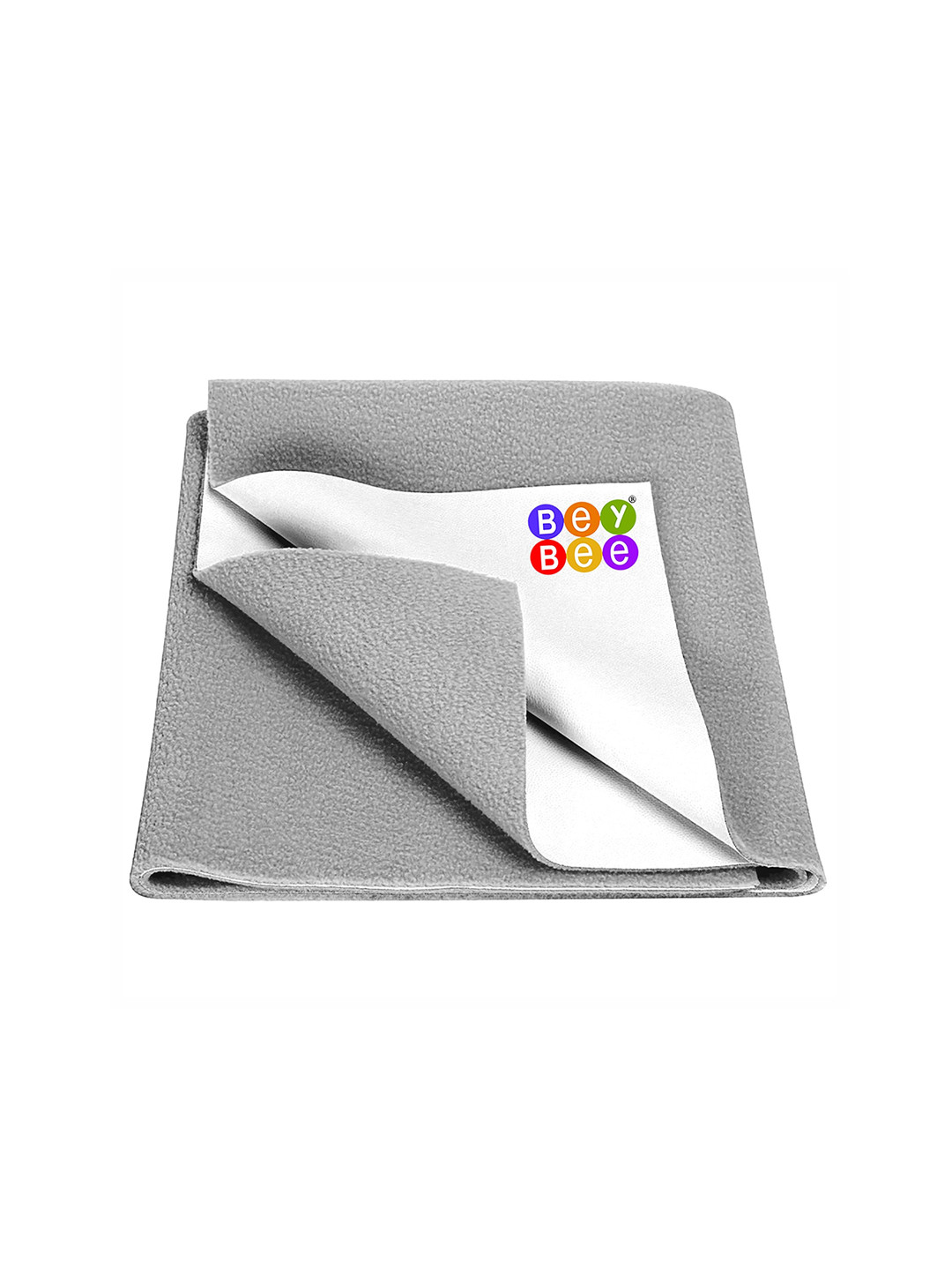 BeyBee Kids Grey Cotton Waterproof & Anti-Dust Medium Baby Dry Sheet