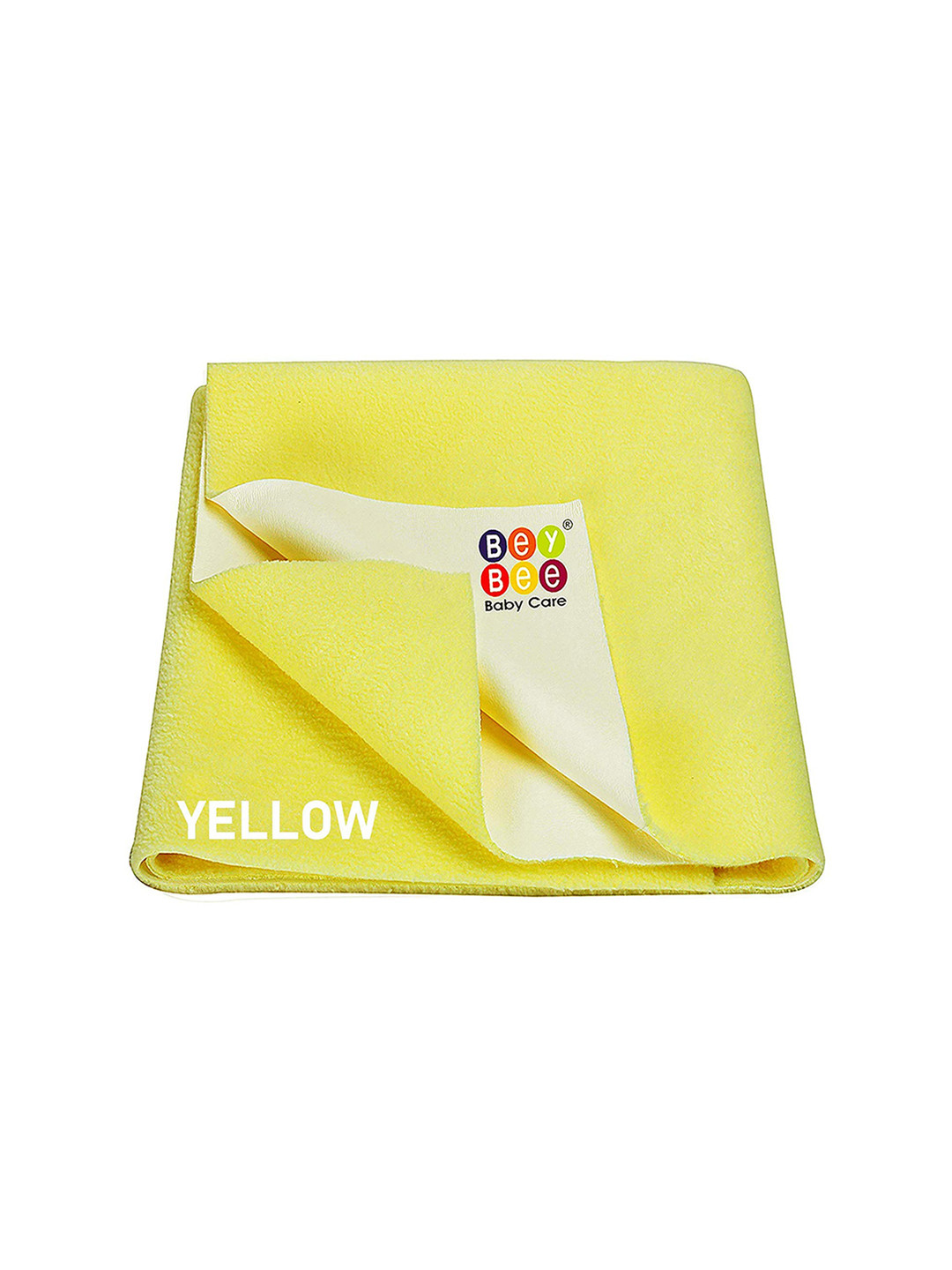 BeyBee Kids Yellow Cotton Waterproof & Anti-Dust Large Dry Sheet