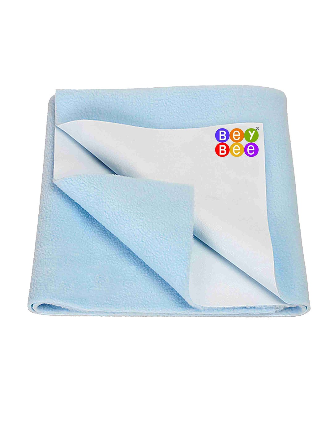 BeyBee Kids Blue Cotton Waterproof & Anti-Dust Extra Large Dry Sheet