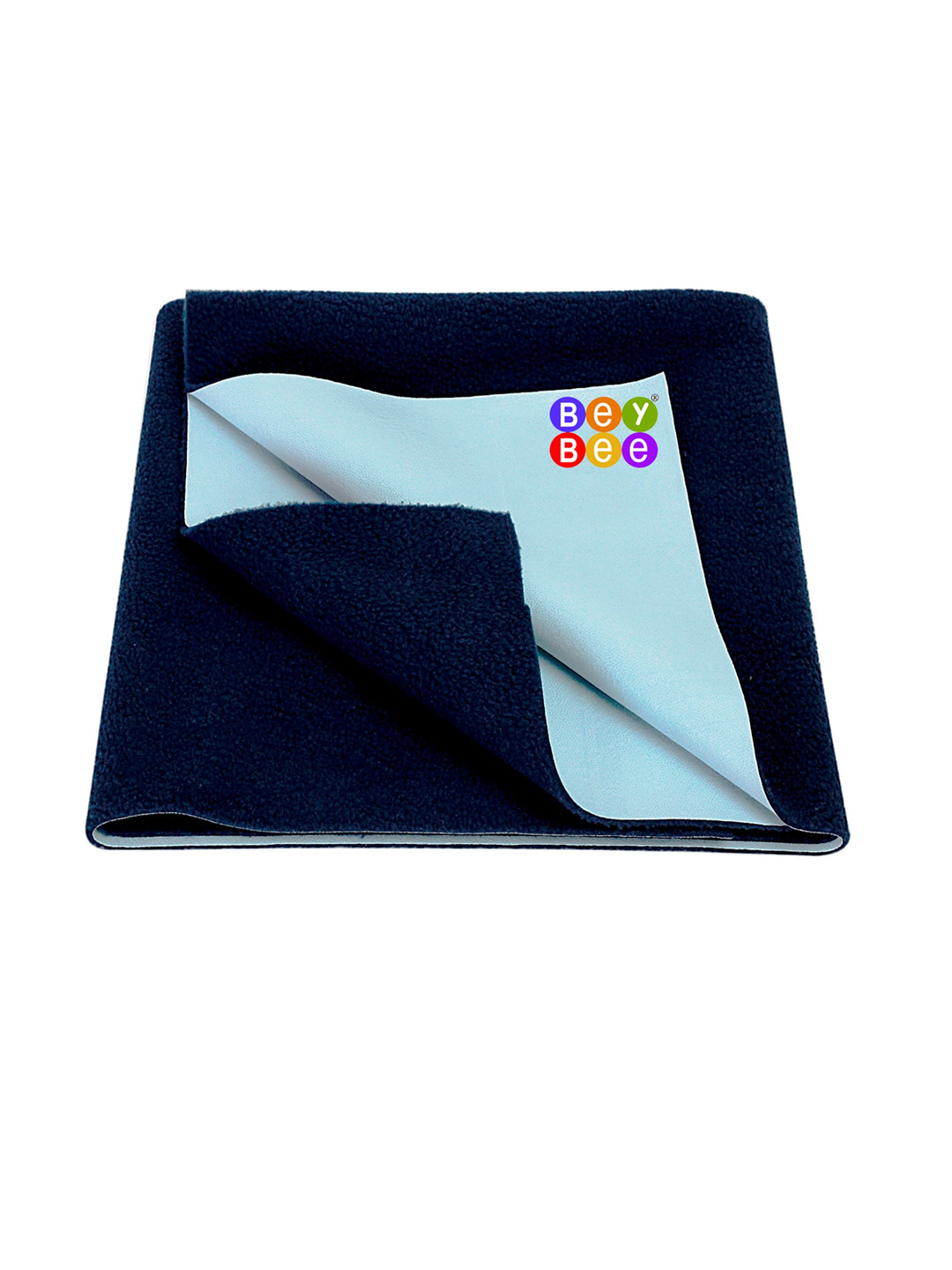 BeyBee Kids Navy-Blue Cotton Water Proof XL Dry Sheet