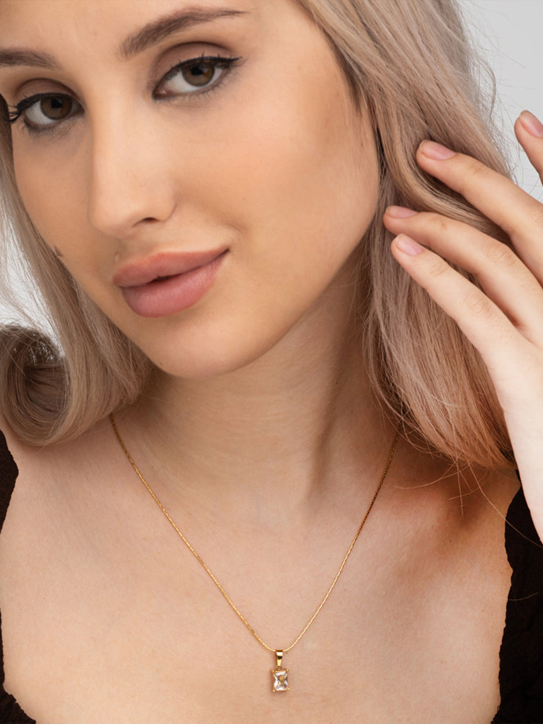 PALMONAS Gold-Plated Lobster Closure Chain