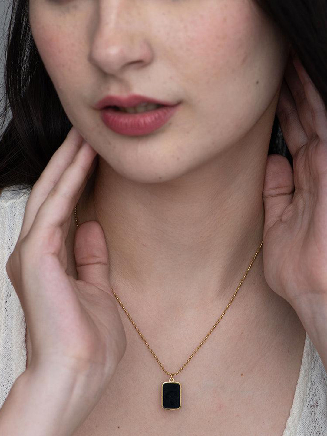 PALMONAS 18 KT Gold-Plated Necklace