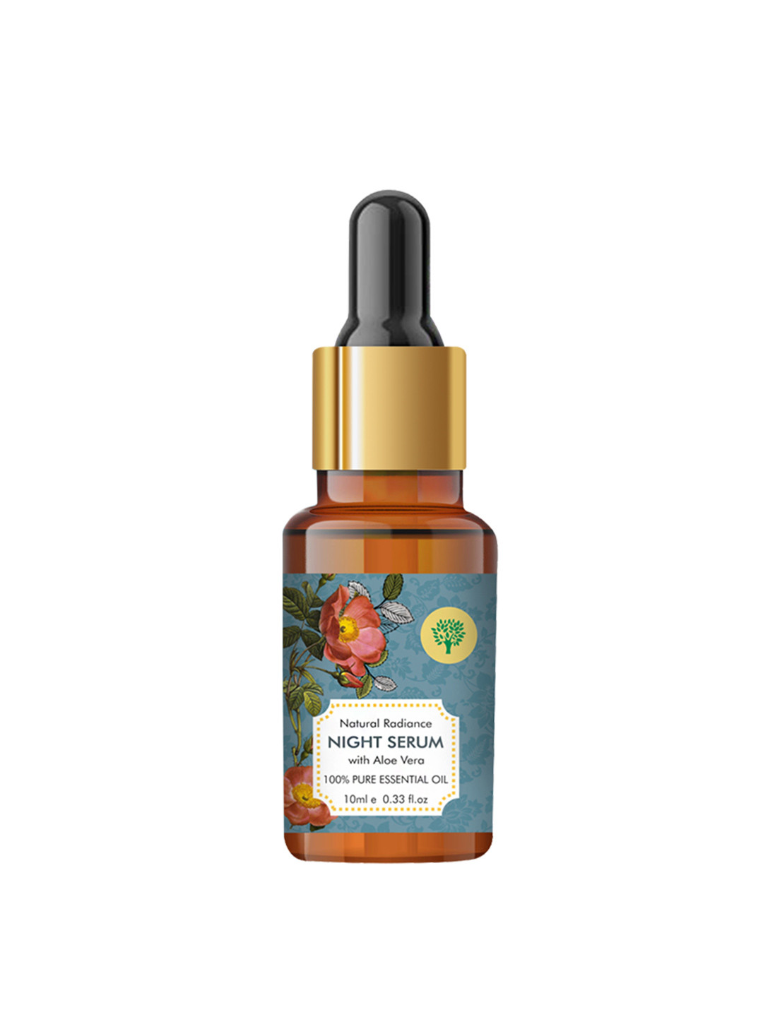 Vaadi Herbals Natural Radiance Night Serum with Aloe Vera Pure Essential Oil - 10 ml