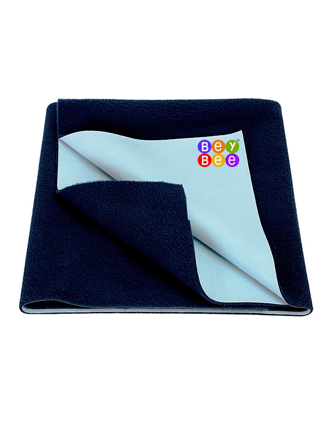 BeyBee Kids Navy Blue Cotton Water Proof Medium Dry Sheet