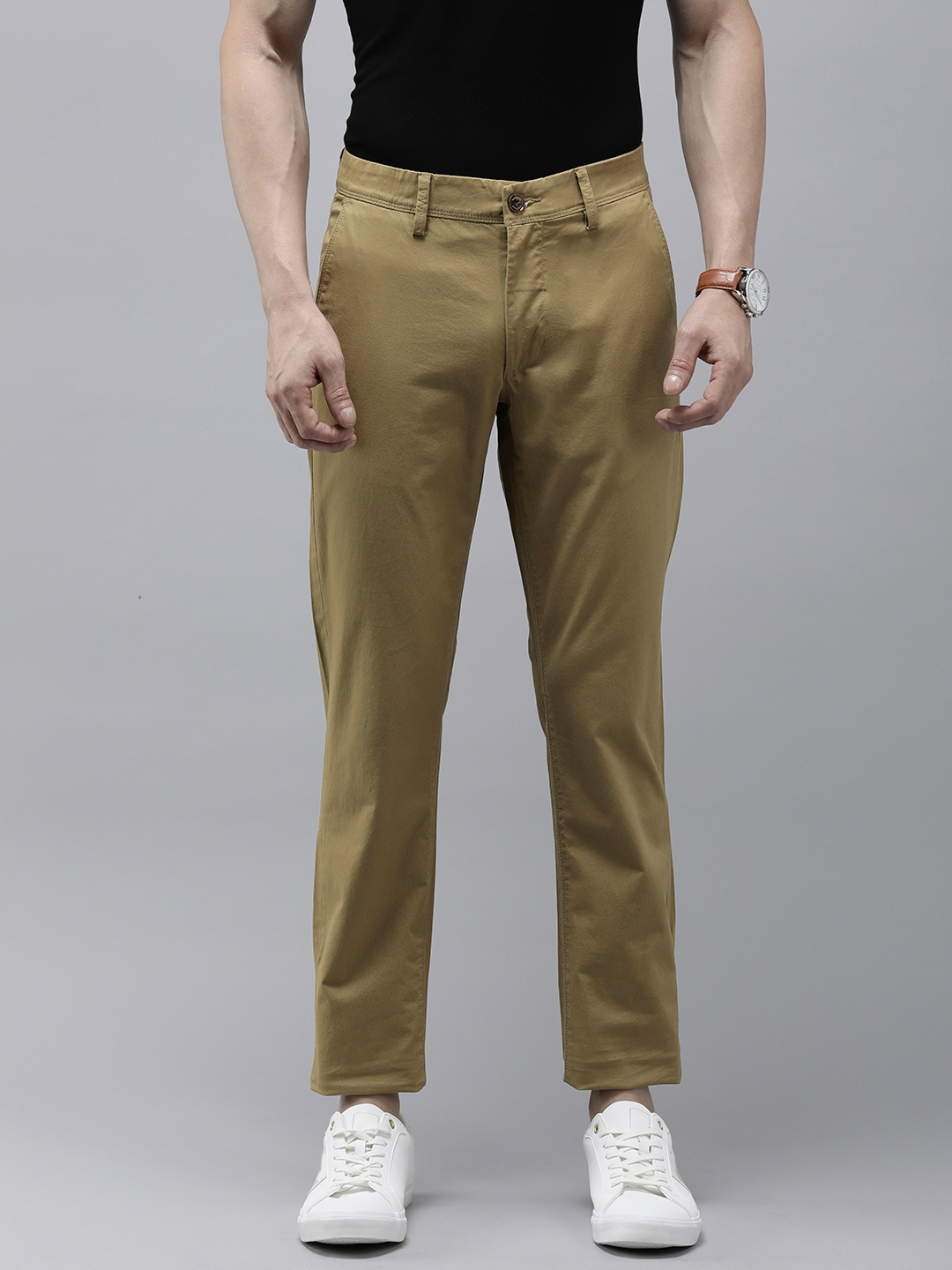 Buy Van Heusen Sport Men Slim Fit Trousers Trousers for Men