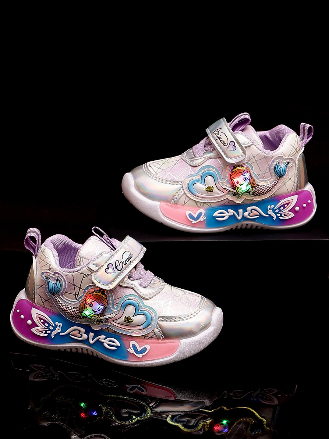 PASSION PETALS Girls LED Lightweight Sneakers