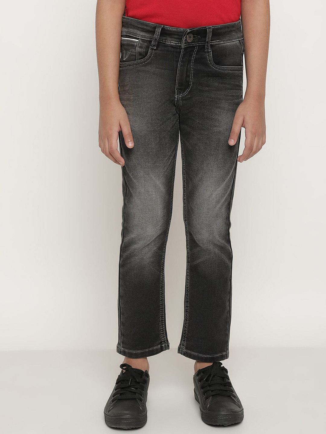 Octave Boys Clean Look Mid Rise Cotton  Jeans