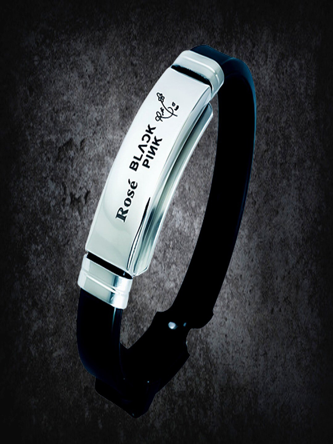 UNIVERSITY TRENDZ Silver-Plated Korean Signature Wraparound Bracelet