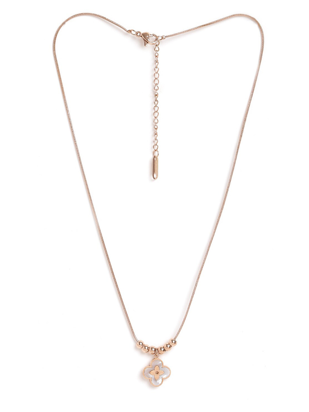 EL REGALO Stainless Steel Gold-Plated Lobster Closure Chain