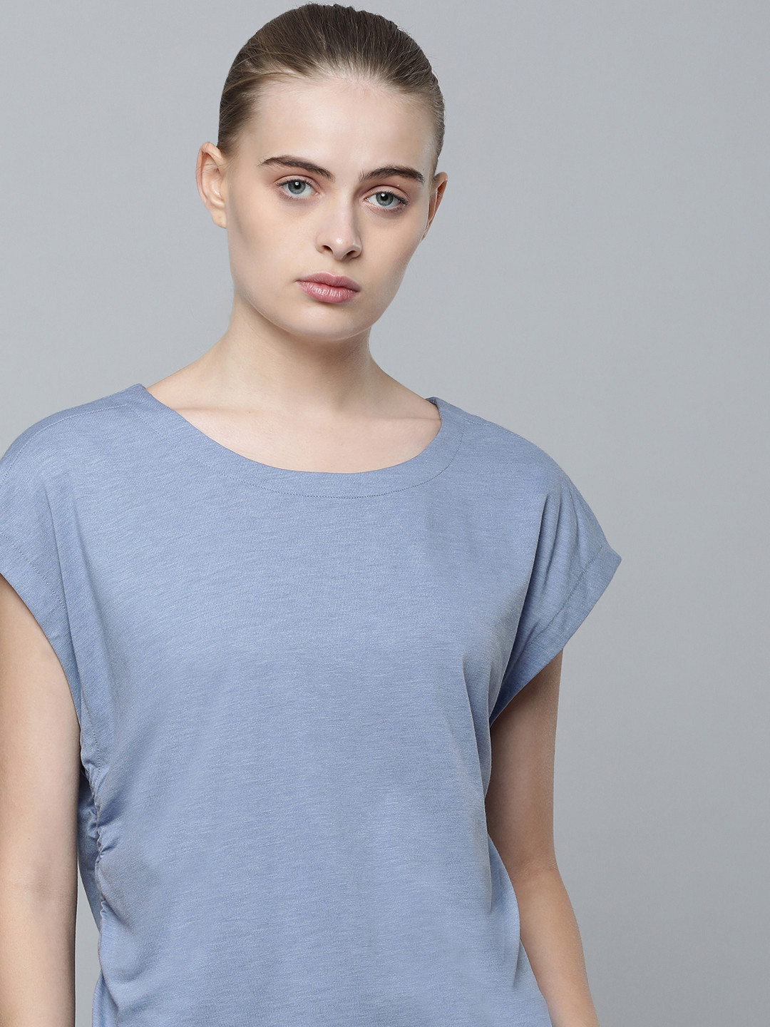 Puma Women Studio Foundation Extended Sleeves Solid DryCell T-shirt