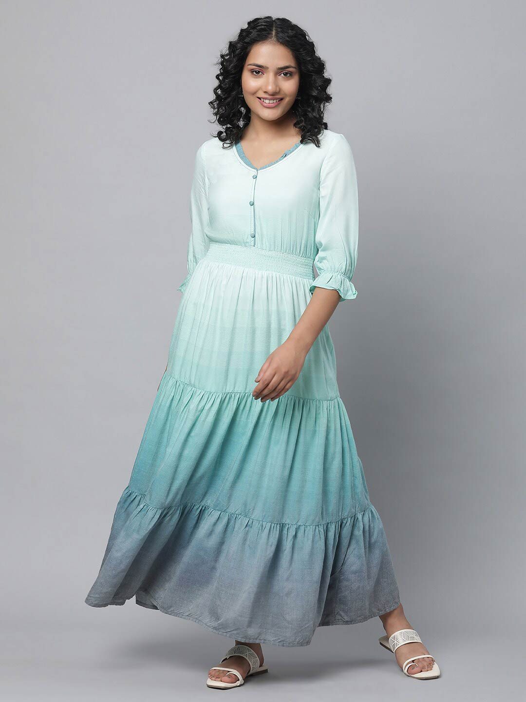 AURELIA Tie and Dyed Maxi Dress