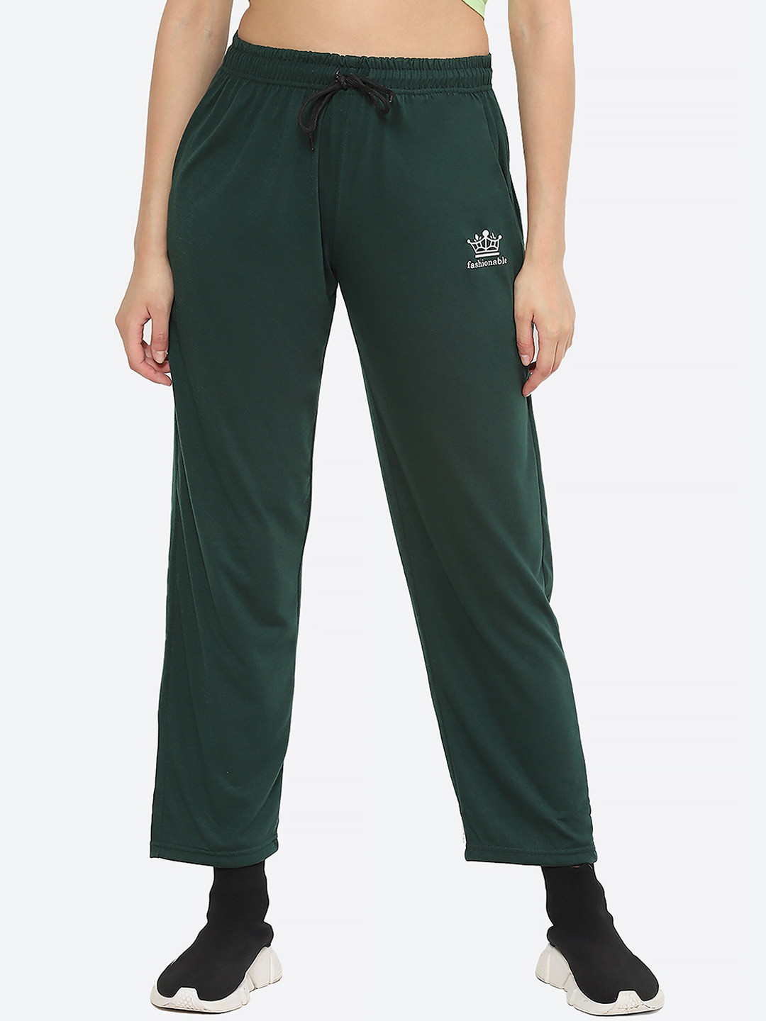 Fashionable Women Regular Fit Cotton Track Pants