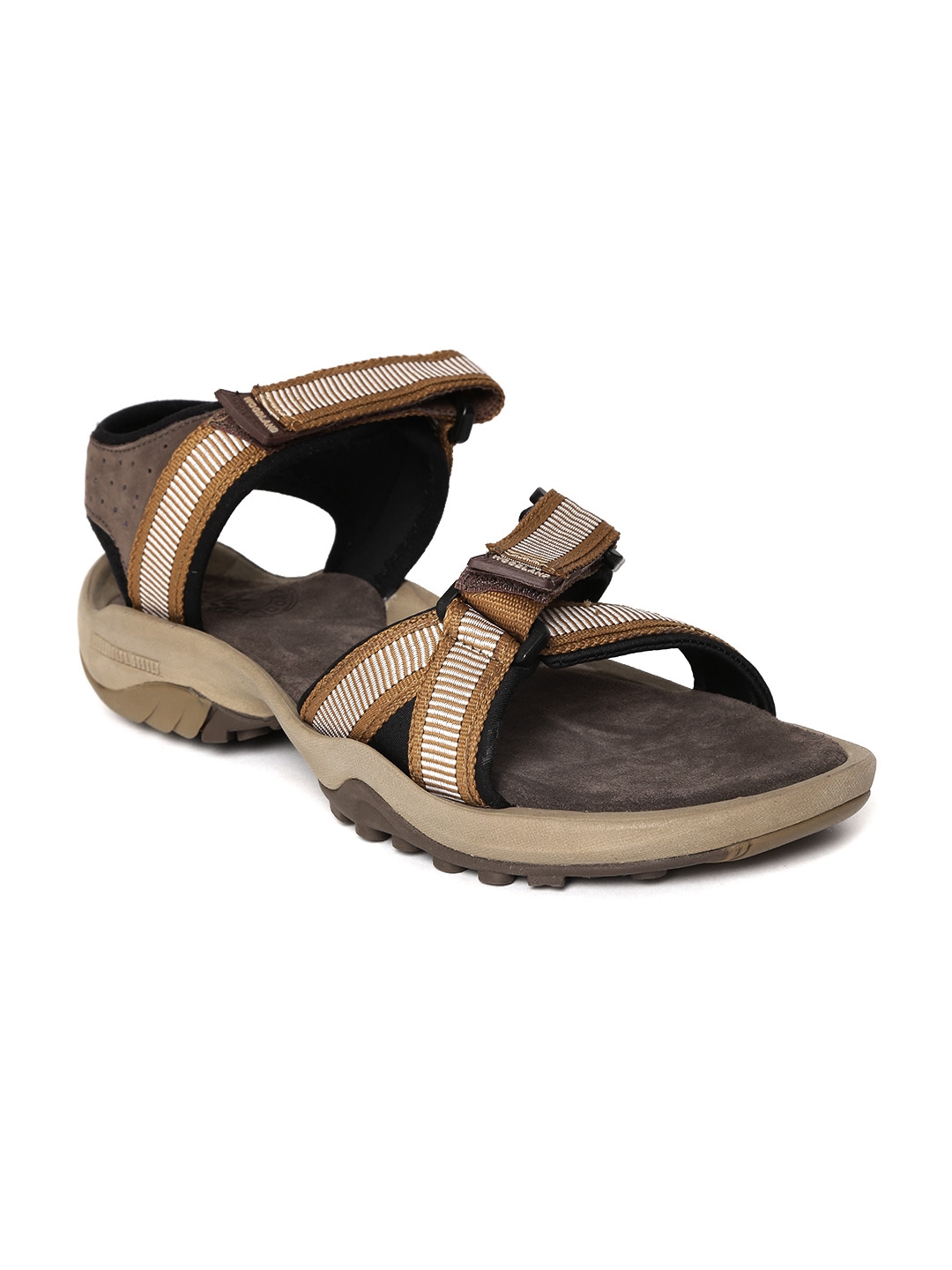 Buy Woodland Men Colourblocked Leather Sandals - Sandals for Men 1095844 |  Myntra