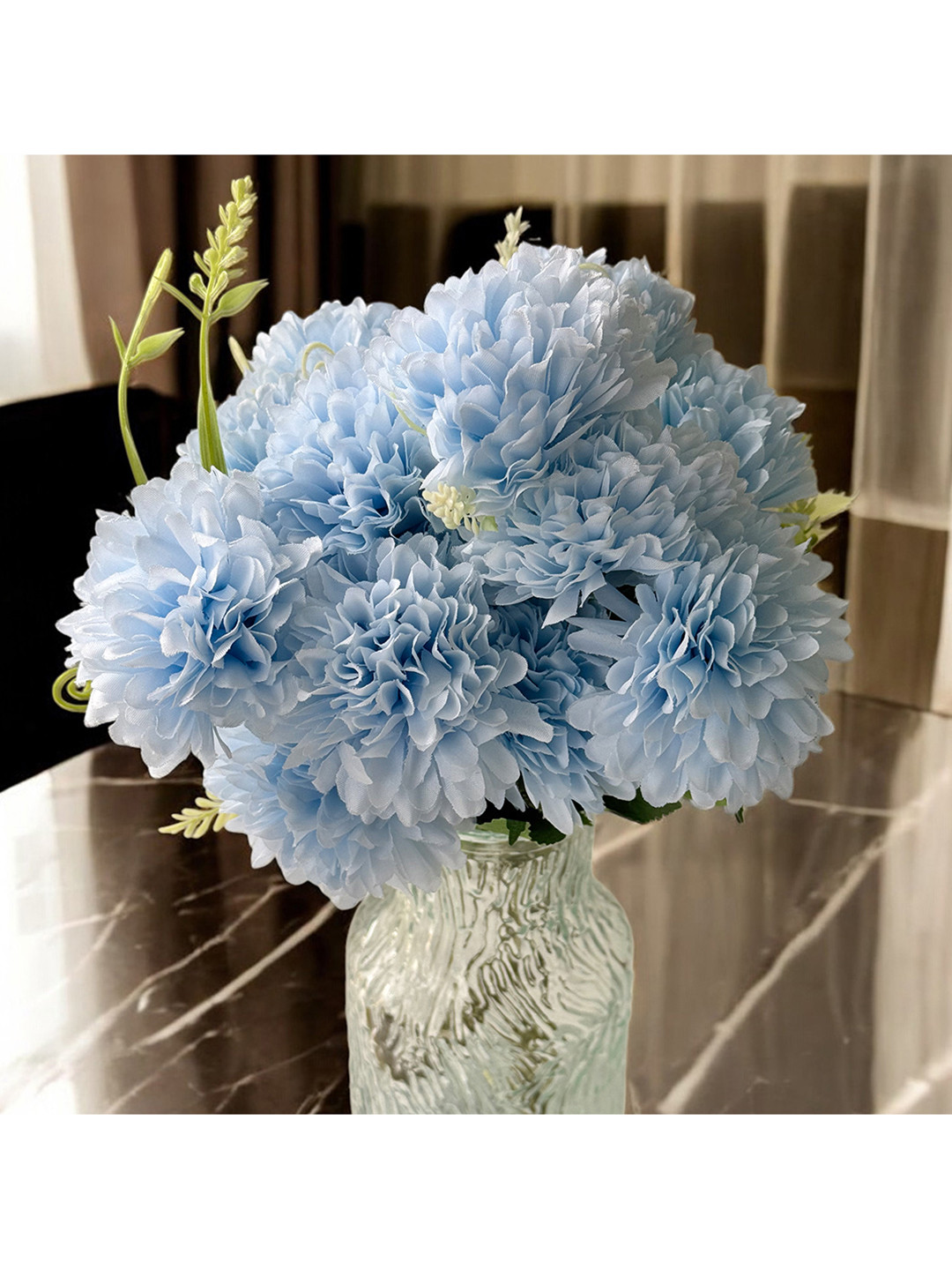 Art Street Blue Artificial Hydrangea Flowers