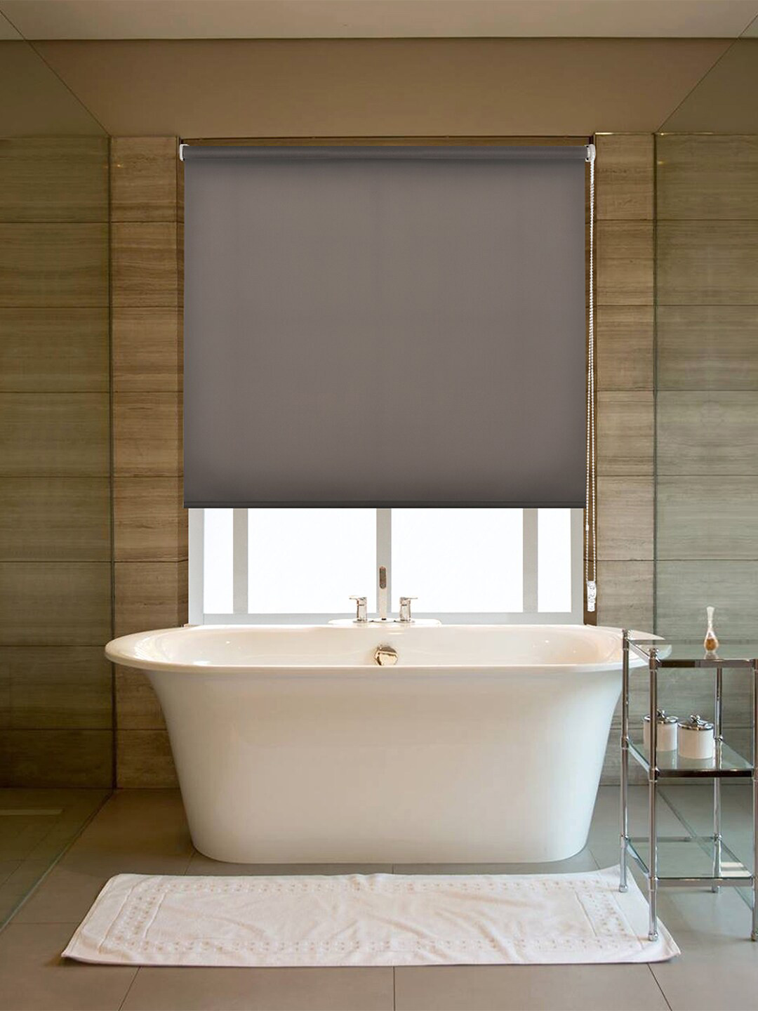 Deco Window Grey Semi Blackout Roller Blinds