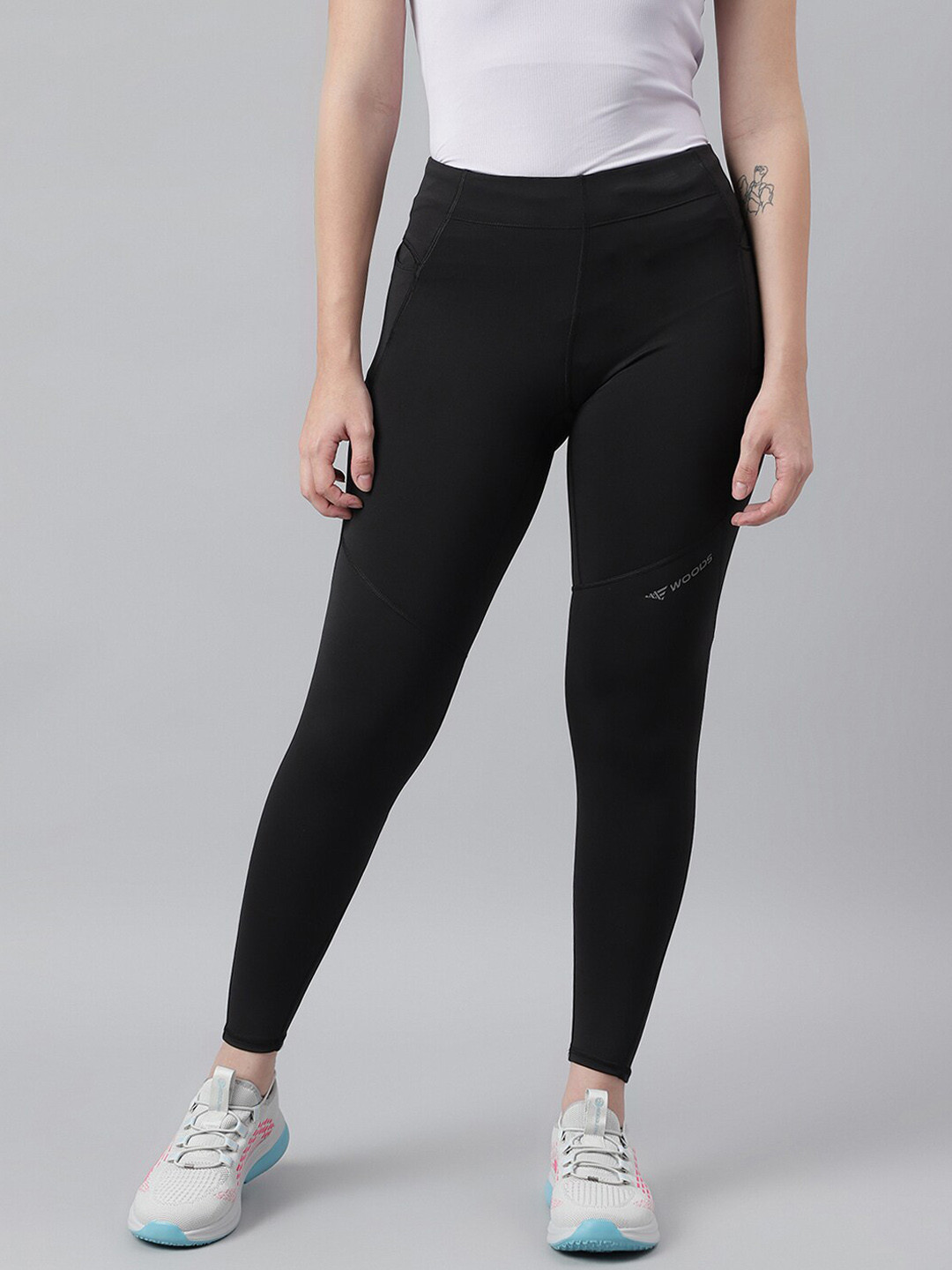 Woods Women Ankle Length Sports Tights