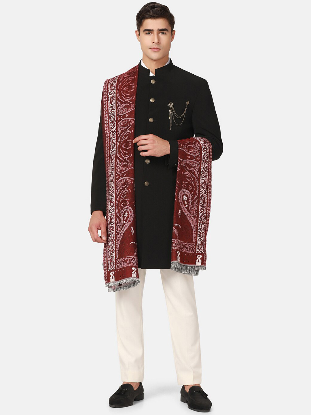 Blackberrys Slim Fit Badhgala Casual Suit