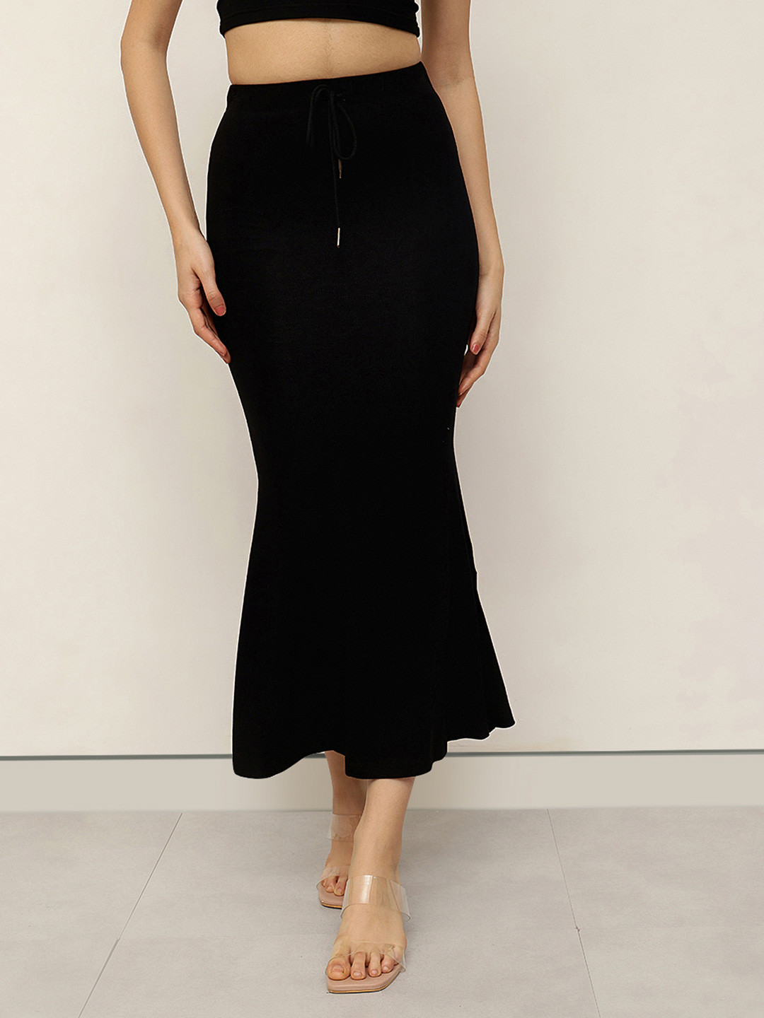 Espresso Fishcut Saree Shapewear With Slit