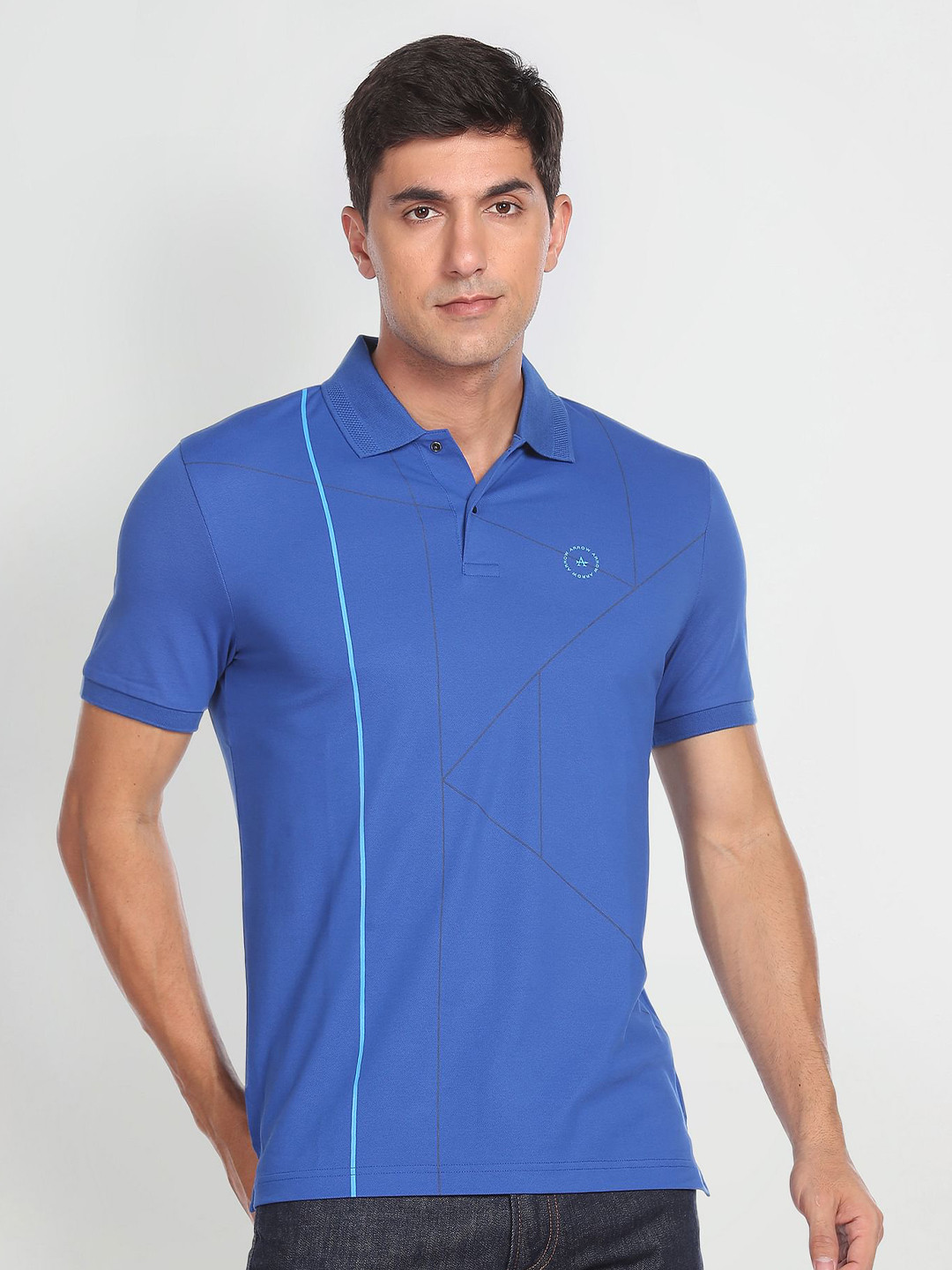 Arrow New York Half Sleeve Cotton Polo T-shirt