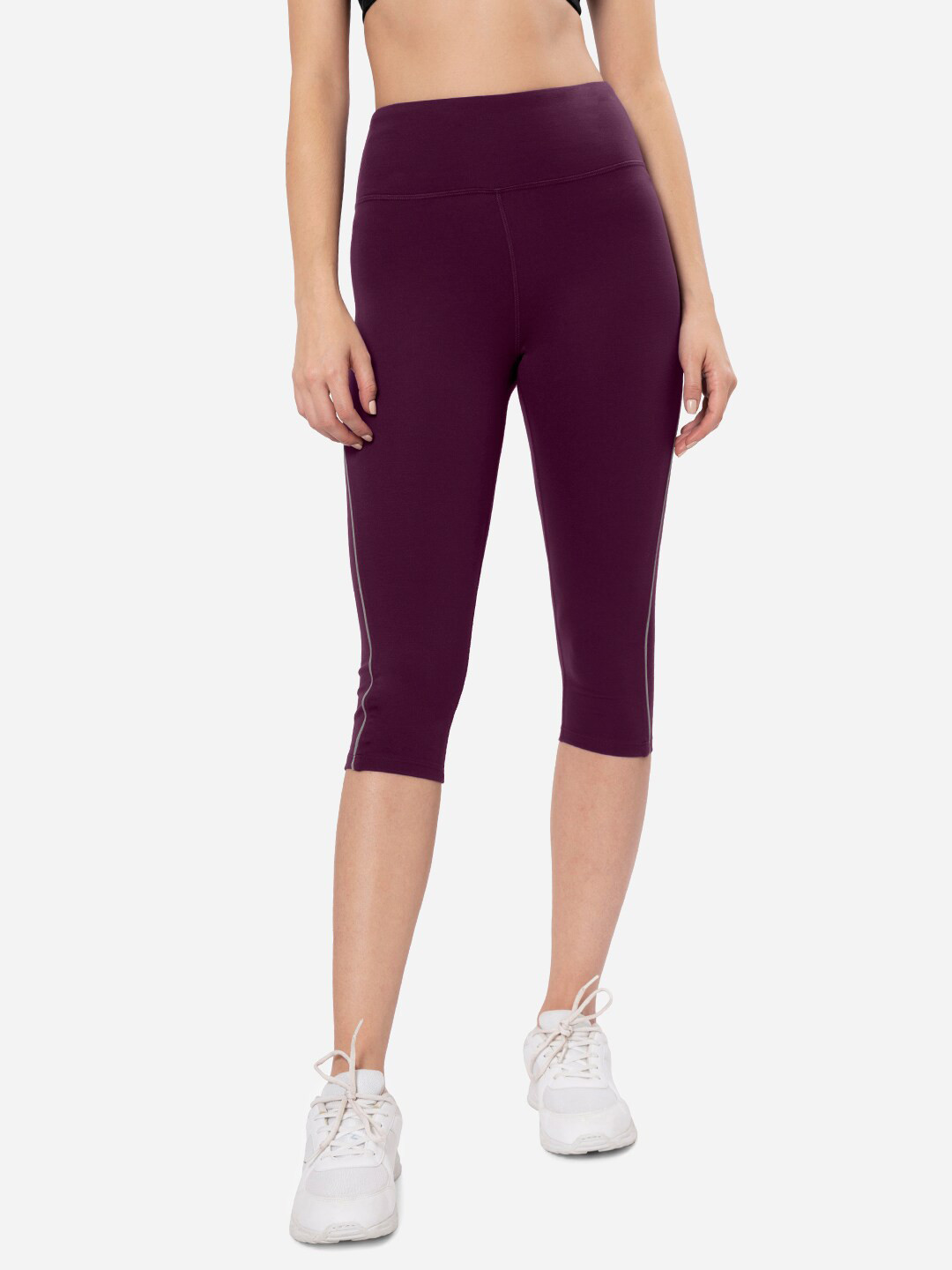 Amante Women High Rise Slim Fit Capris