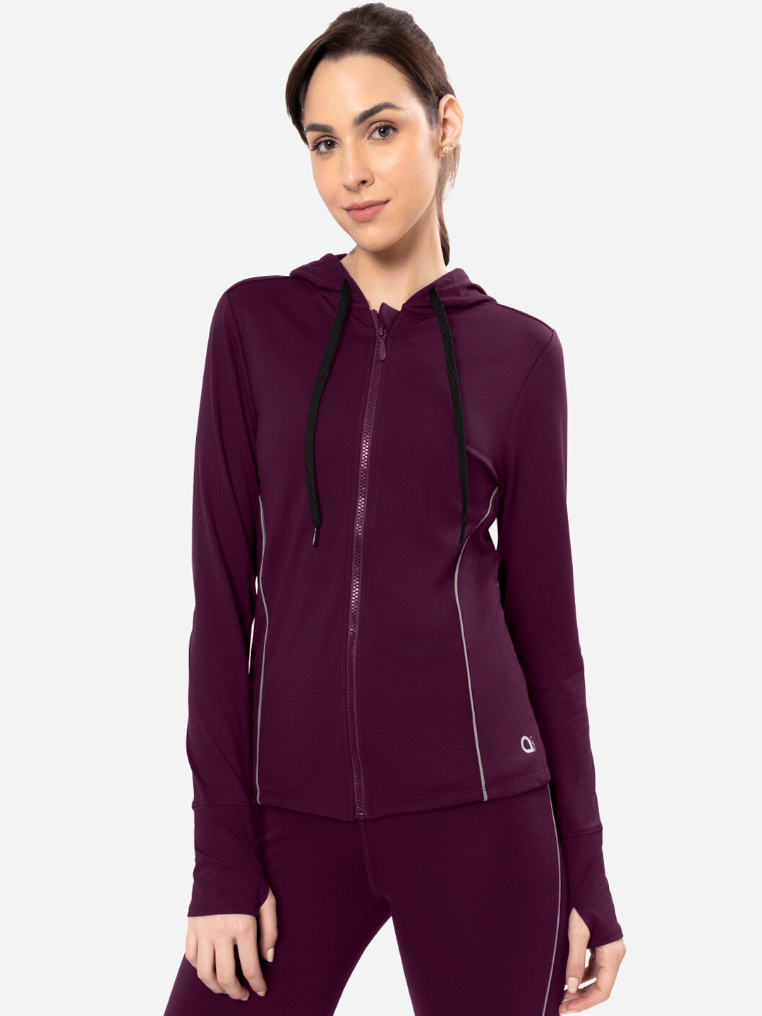 Amante Solid Flaunt Hoodie Jacket