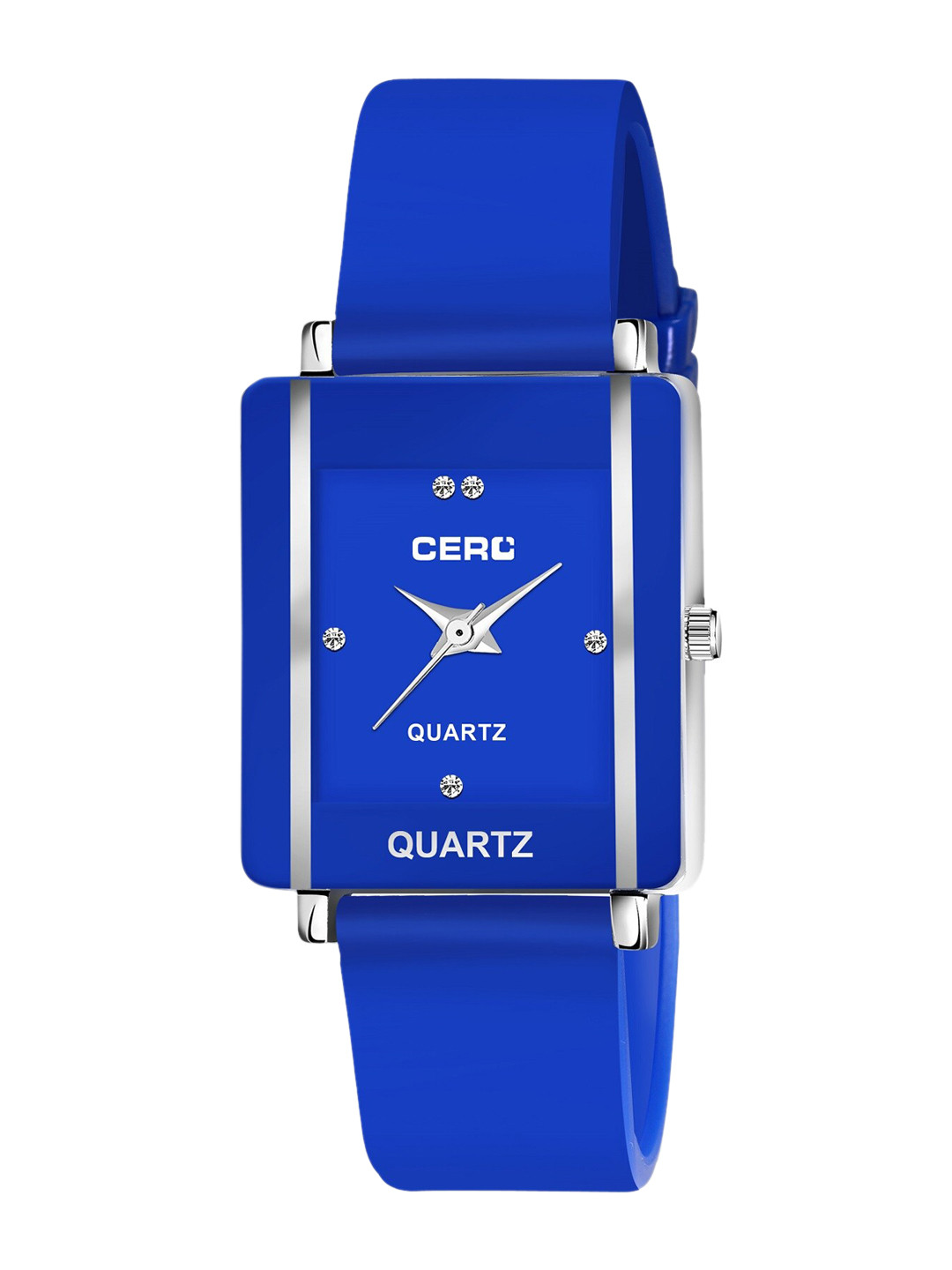 CERO Embellished Dial Straps Analogue Watch M-CHO 248-Bluenew