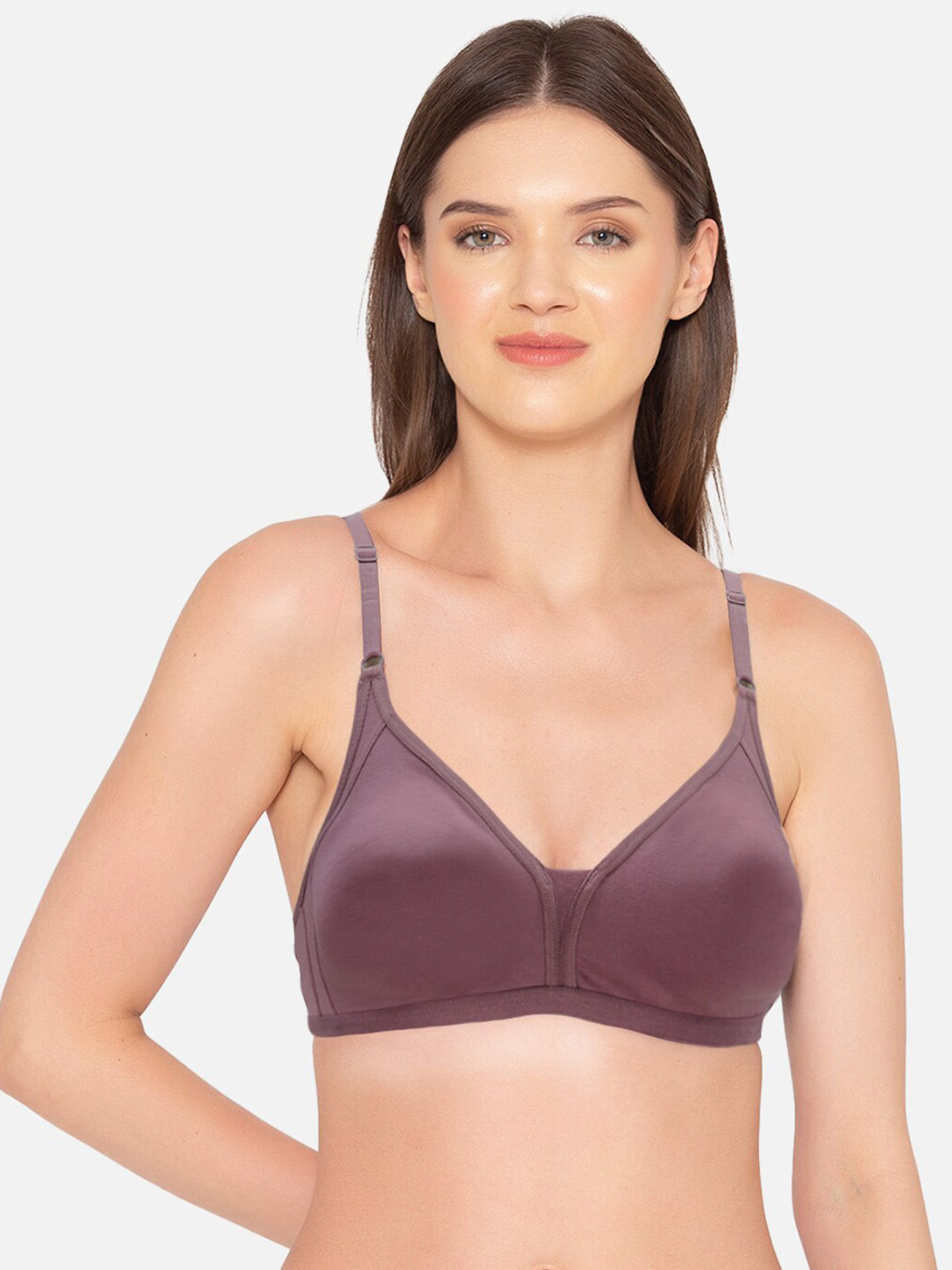 GROVERSONS Paris Beauty Half Coverage All Day Comfort Seamless Cotton T-shirt Bra