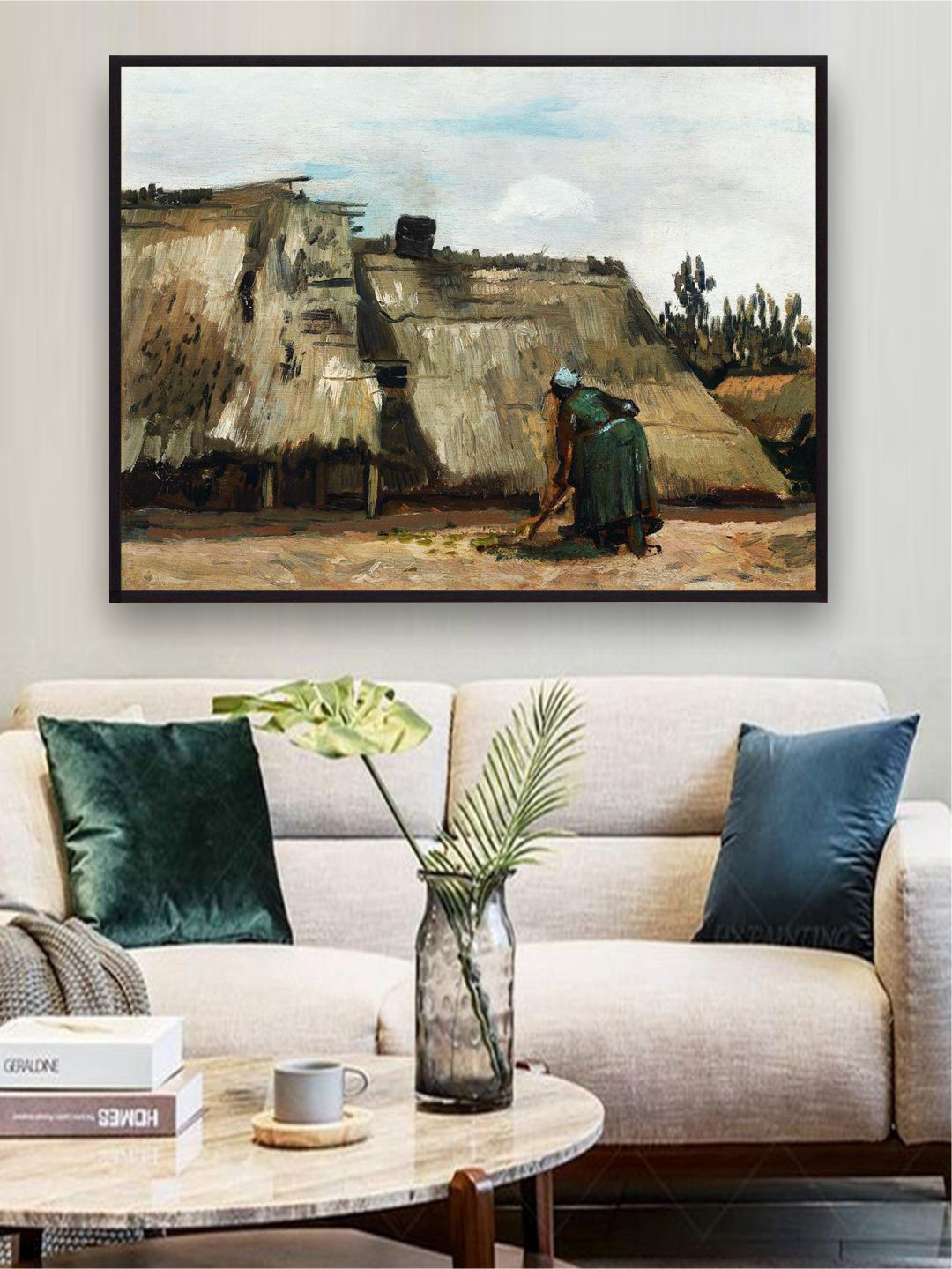 The Art House Canvas Wall Rectangle Paintings Wall Art -38.1x 30In