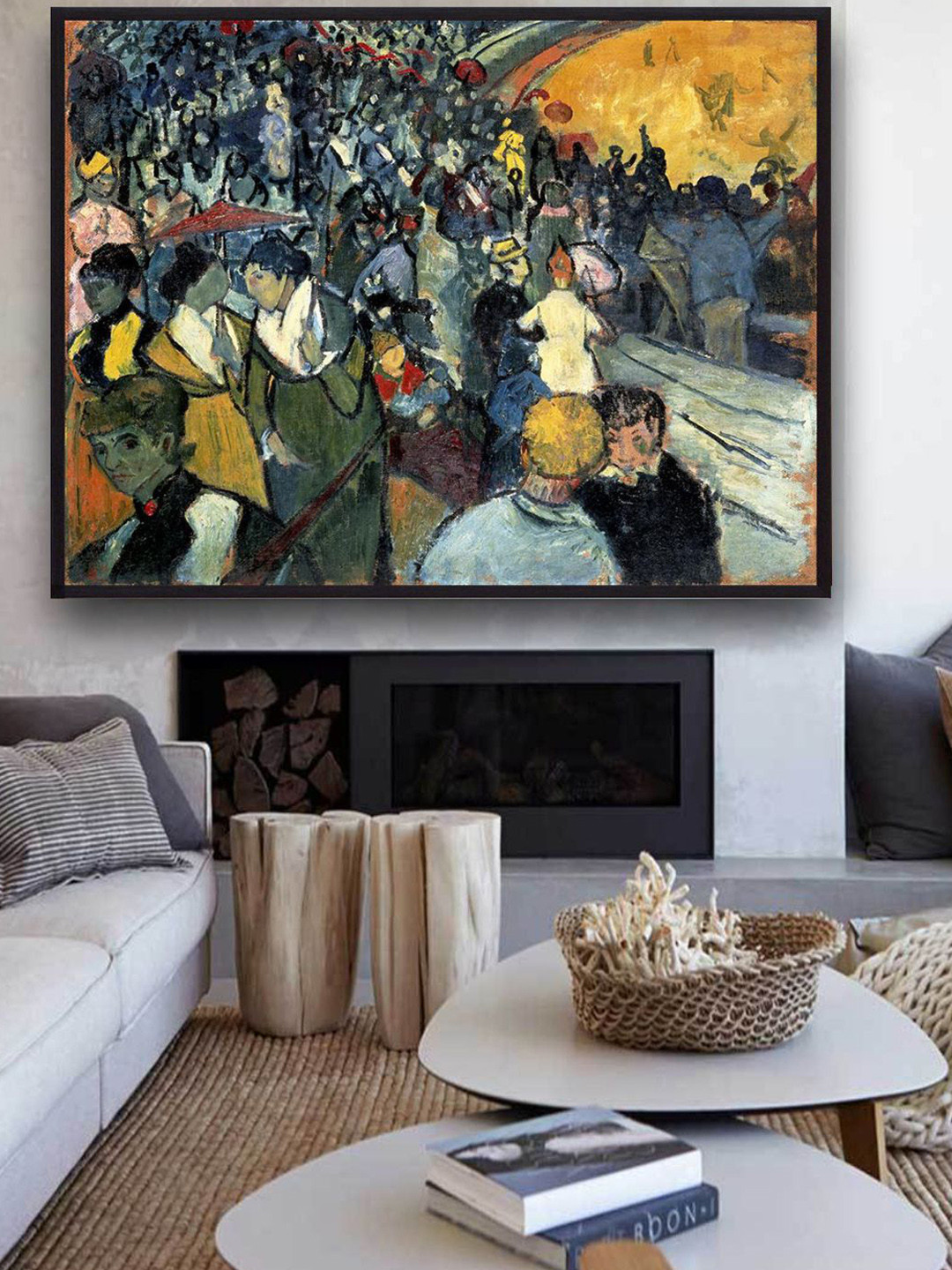 The Art House Blue & Yellow The Arena at Arles By Van Gogh