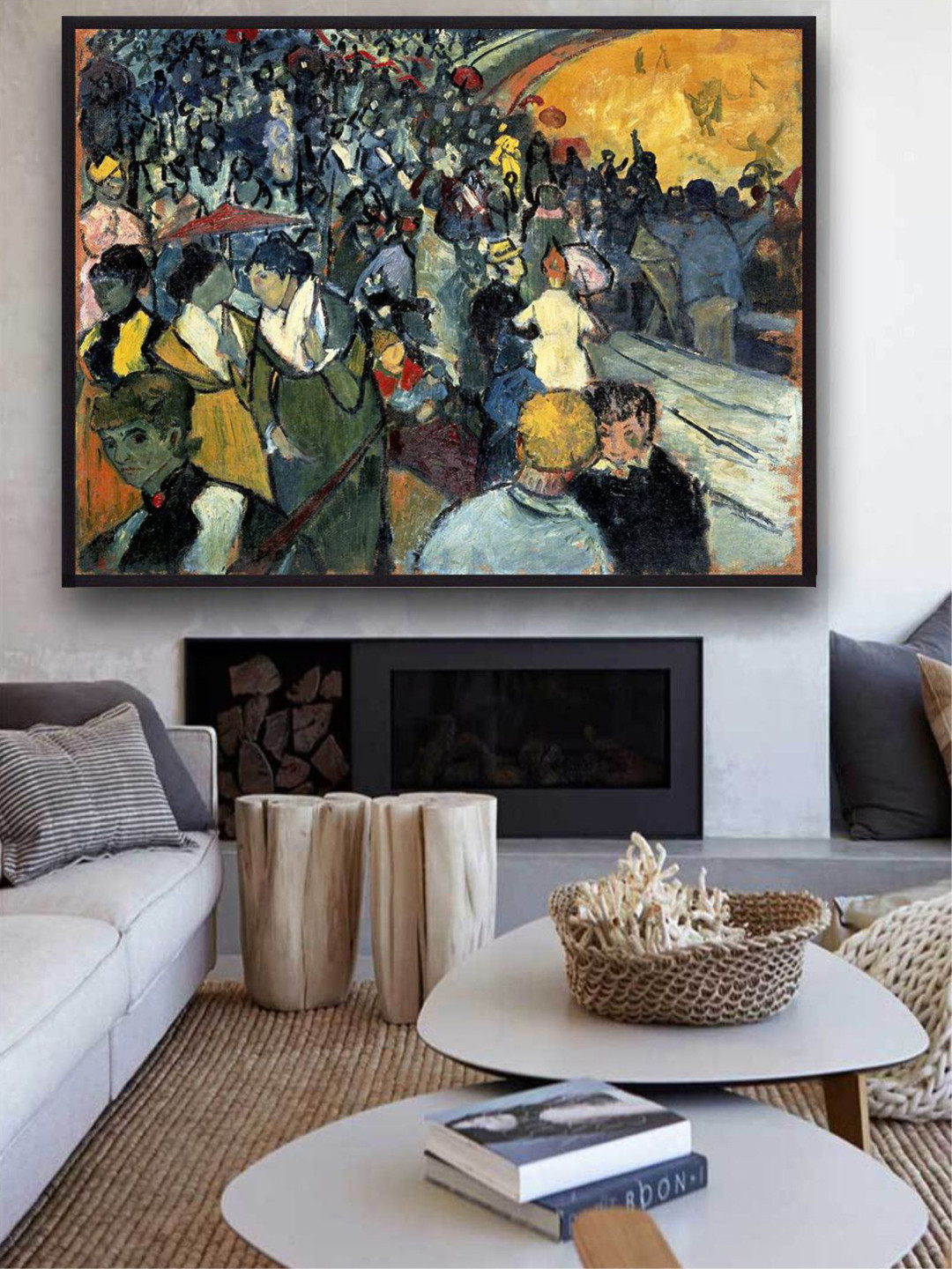 The Art House Yellow & Green The Arena at Arles By Van Gogh