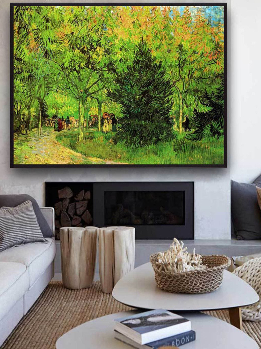 The Art House Lane In Public Gardens Arles By Van Gogh Wall Painting