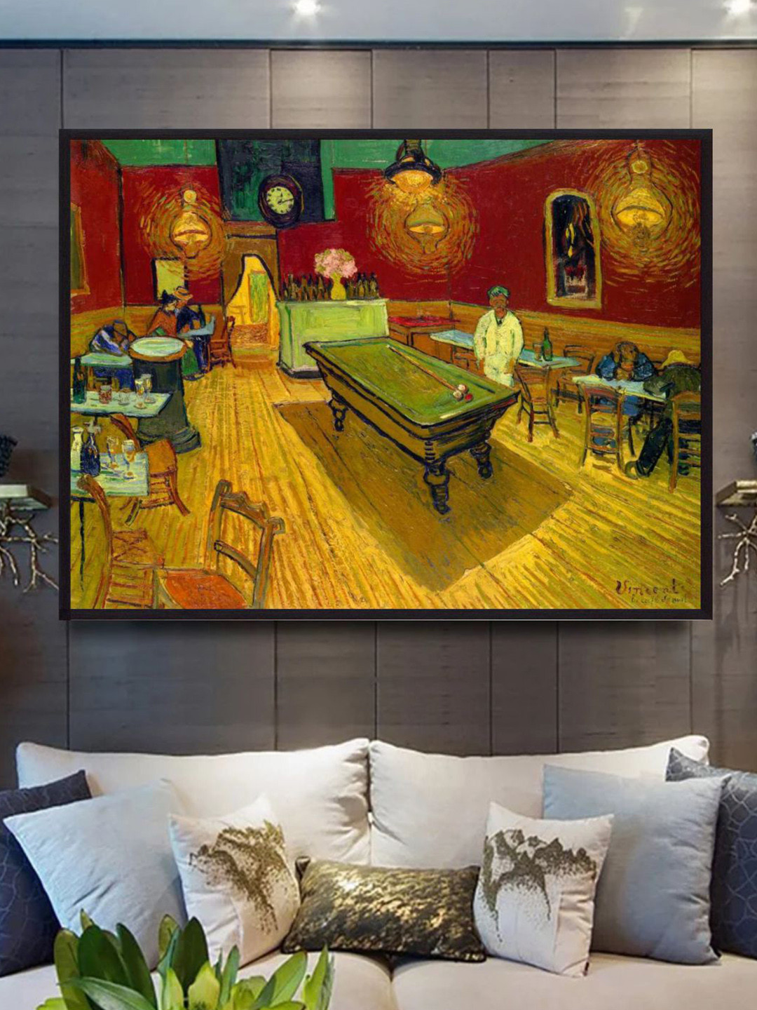 The Art House Brown & Yellow Painting Framed Wall Art