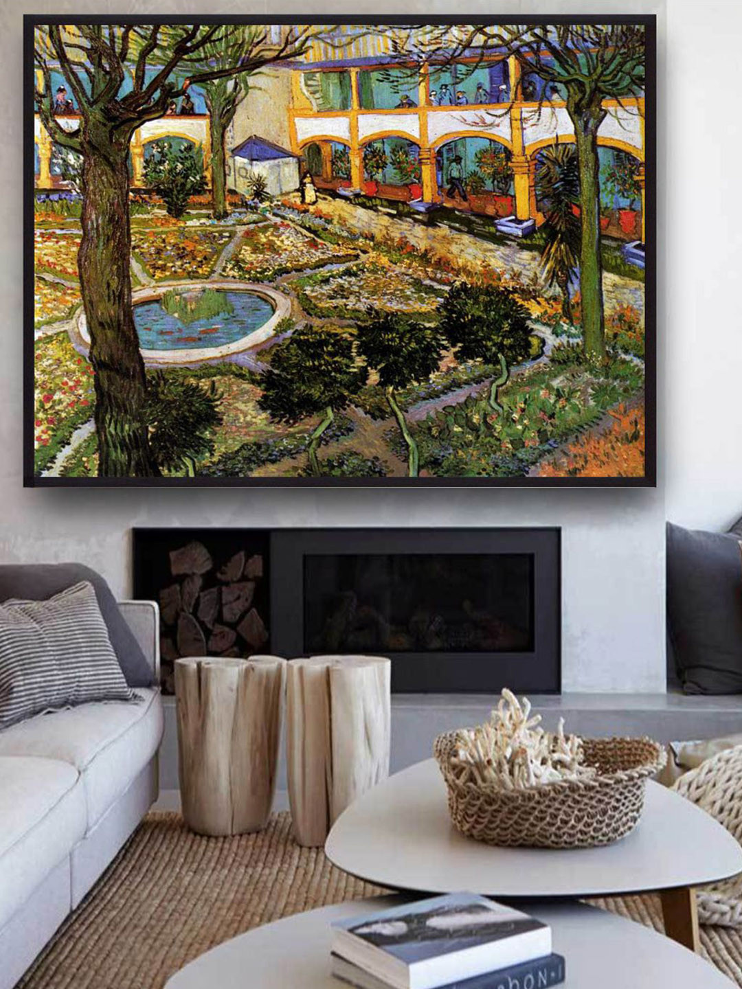 The Art House Natural Canvas Wall Rectangle Paintings Wall Art - 14 x 12In