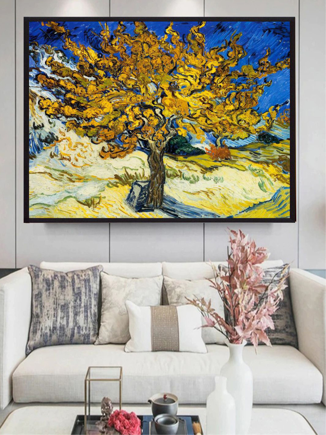 The Art House The Mulberry Tree By Van Gogh Framed Wall Painting